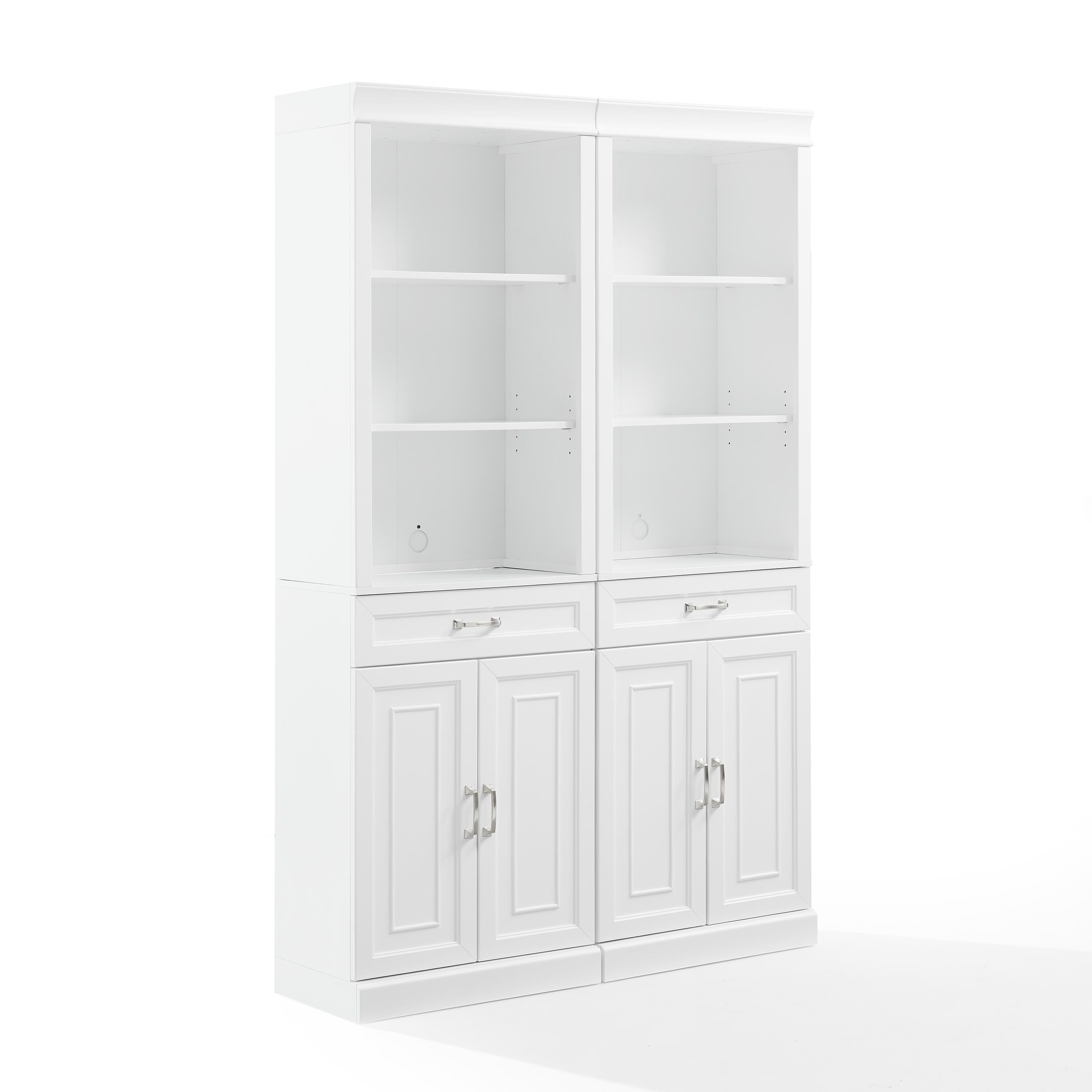 Crosley Furniture Stanton 2-Piece Storage Bookcase Set, , large