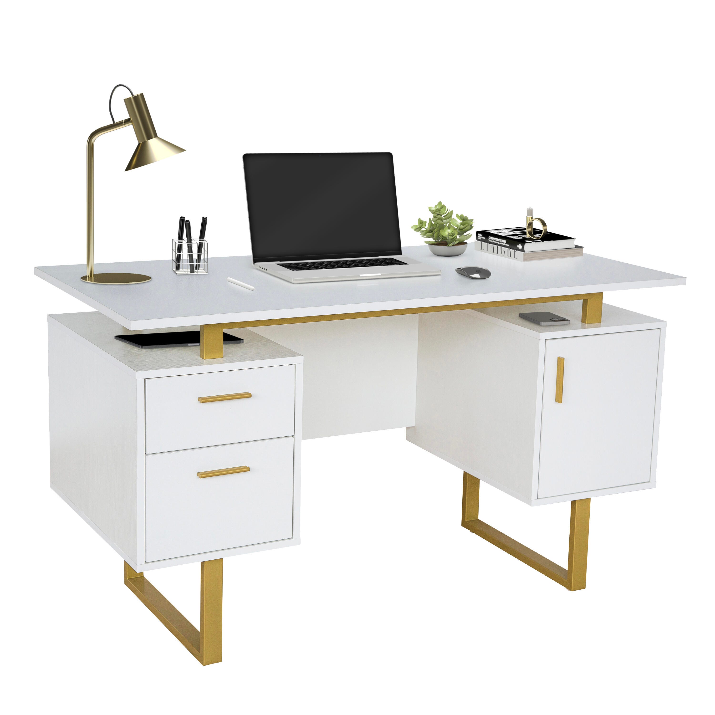 Techni Mobili 51" Home Office Desk, , large