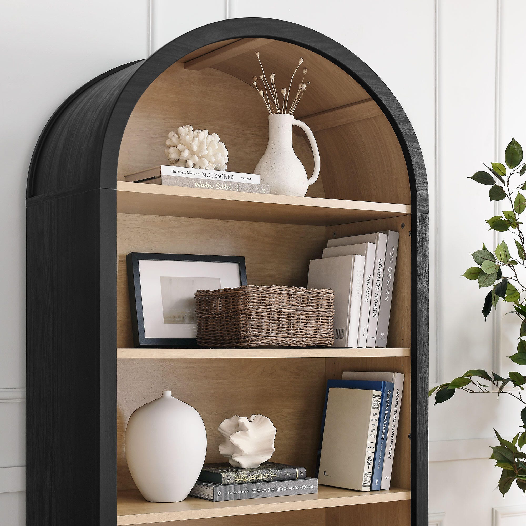 Modway Evie 76" Bookcase, , large