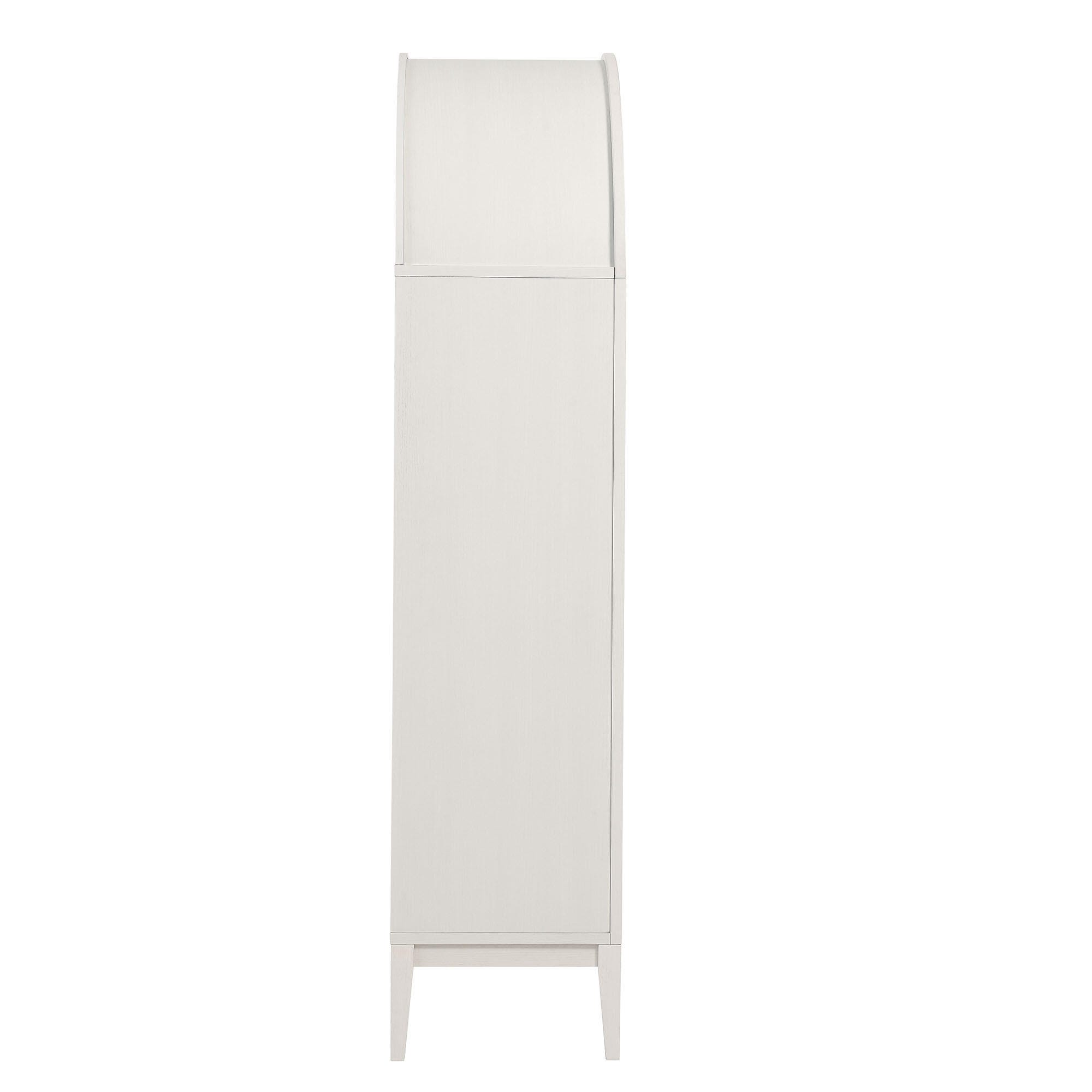 Modway Nolan Storage Cabinet, Ivory Oak, large