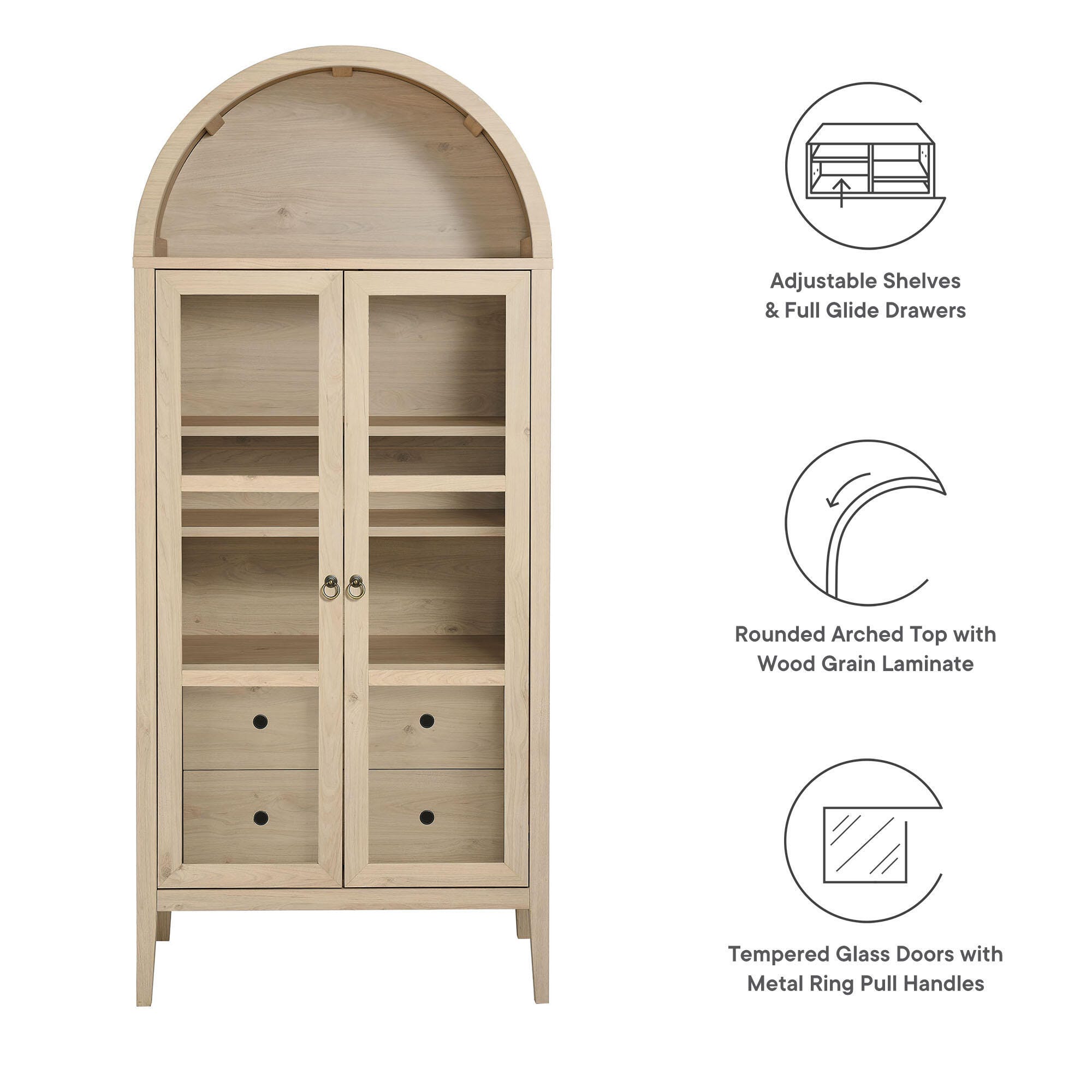 Modway Nolan Tall Storage Cabinet, , large