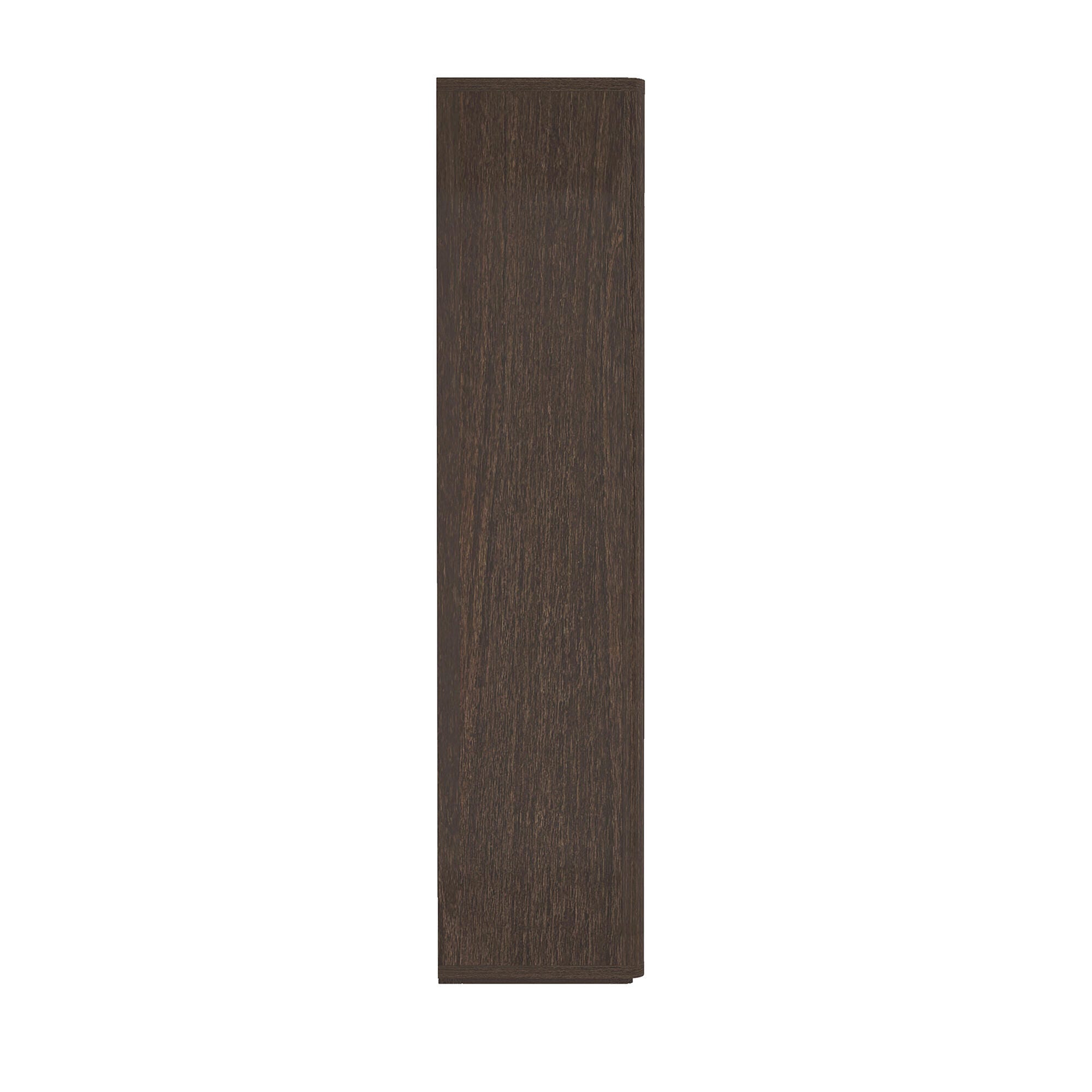 Manhattan Comfort Rivington 79" 5 Shelves Bookcase, Walnut, large