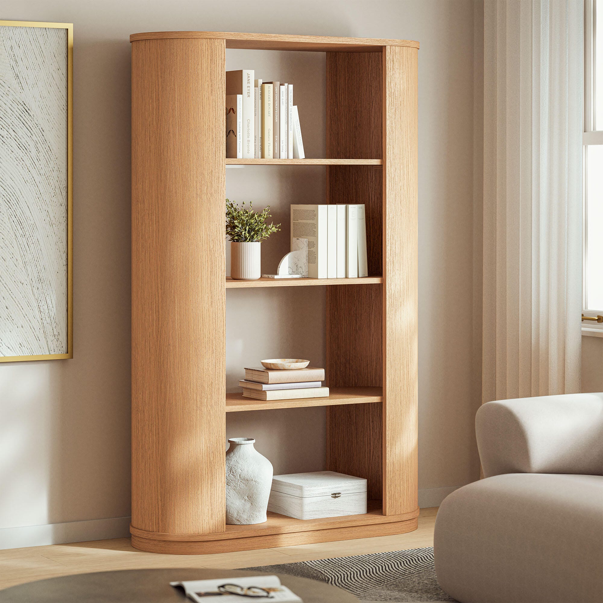 Modway Aspect 74" Bookshelf, , large