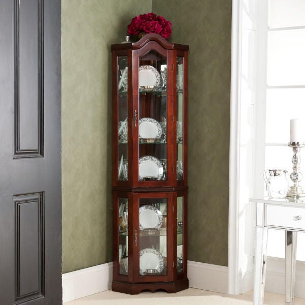 SEI Canterdale 21" Curio Cabinet, , large