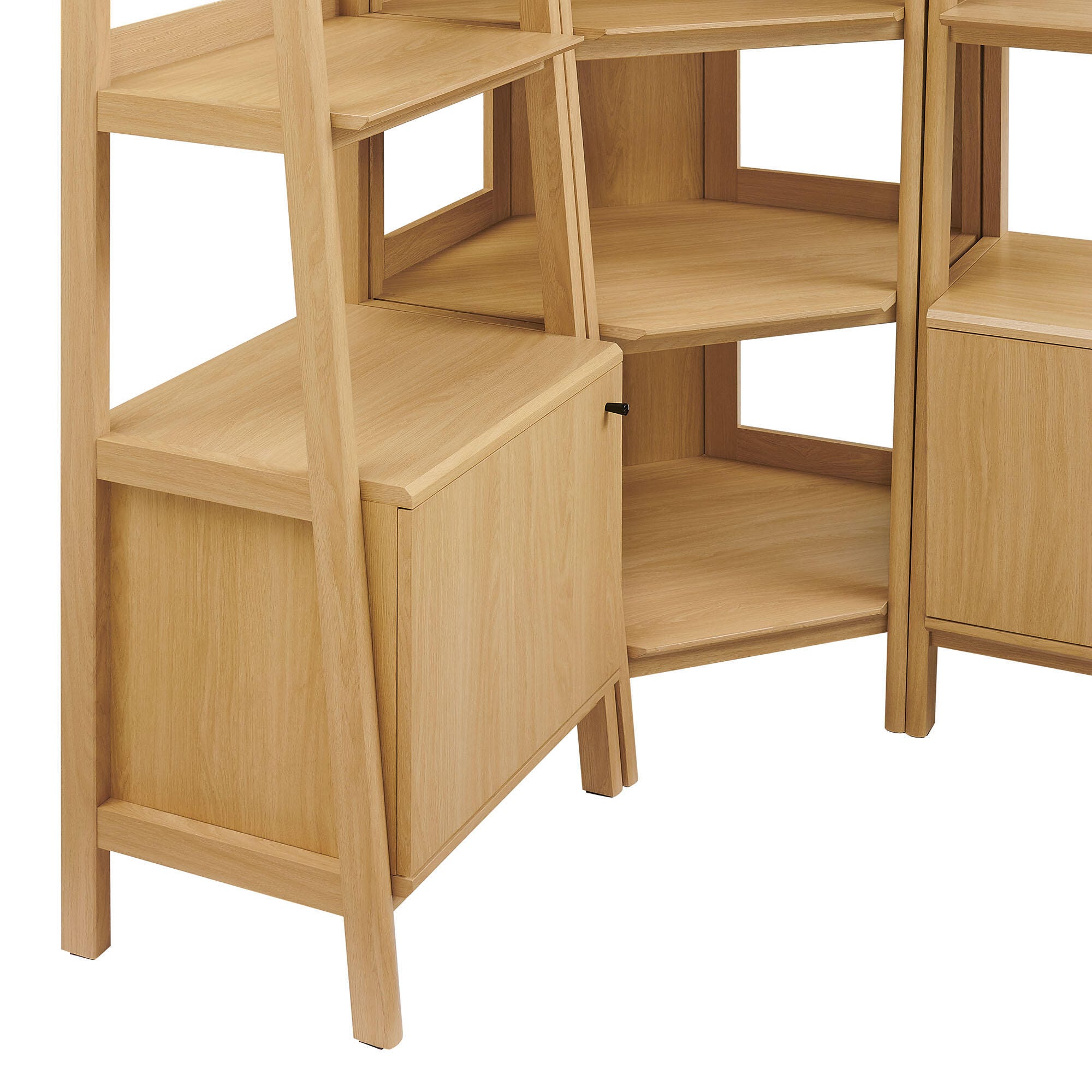 Modway Bixby 71" Corner Bookshelf Set, , large