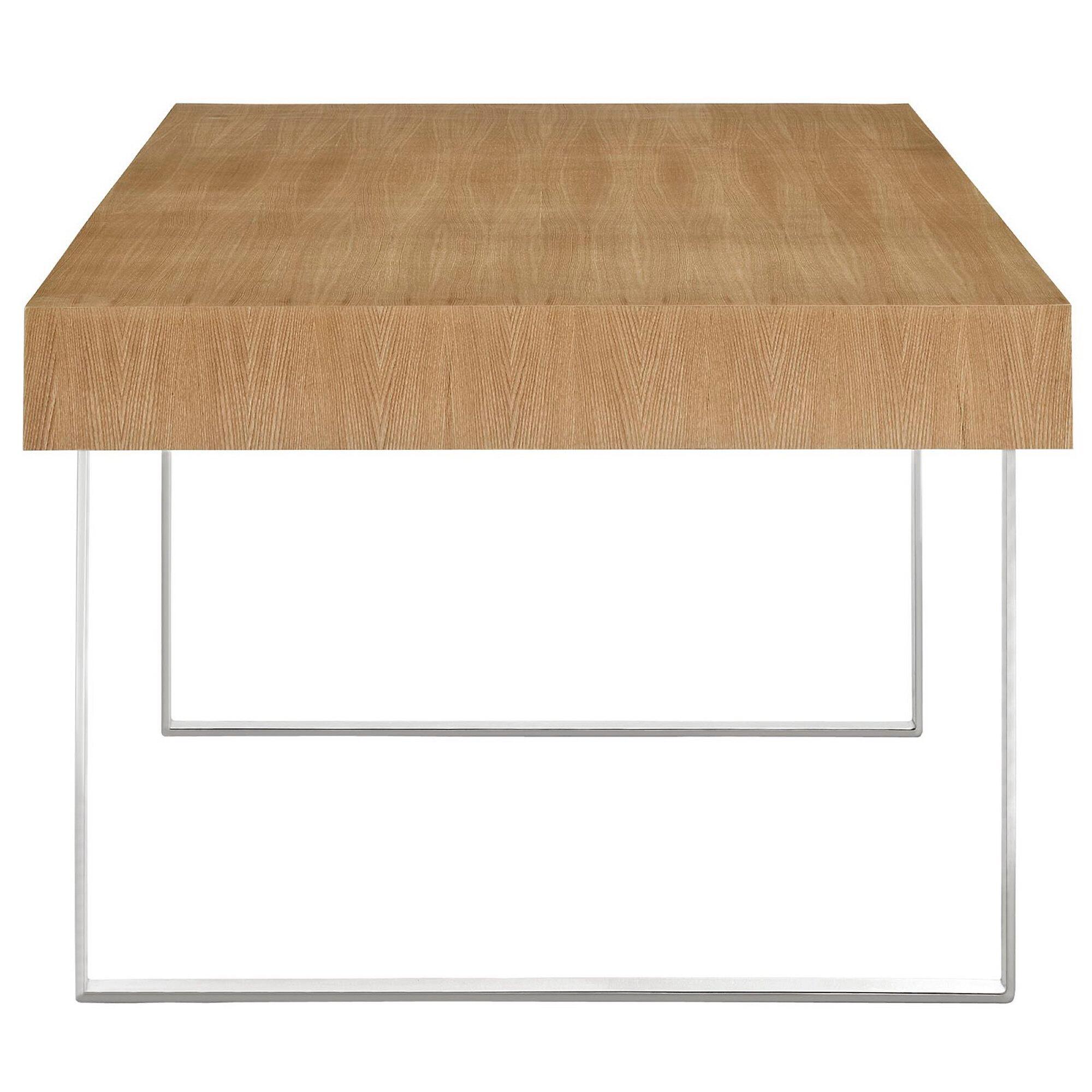 Modway Tinker 75" Home Office Desk, Natural, large