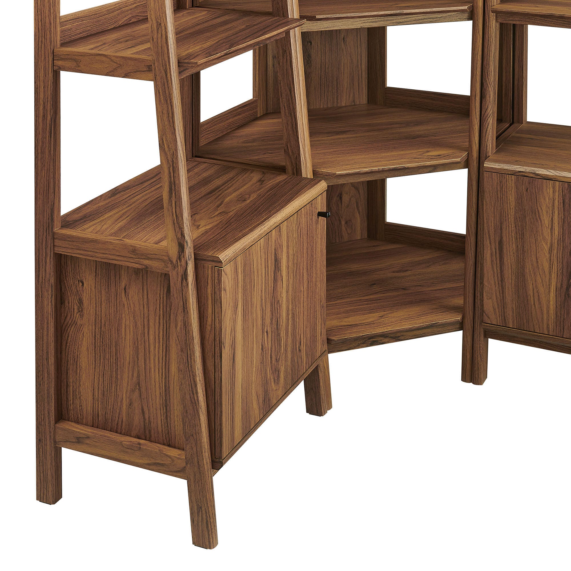 Modway Bixby 71" Corner Bookcase Set, , large