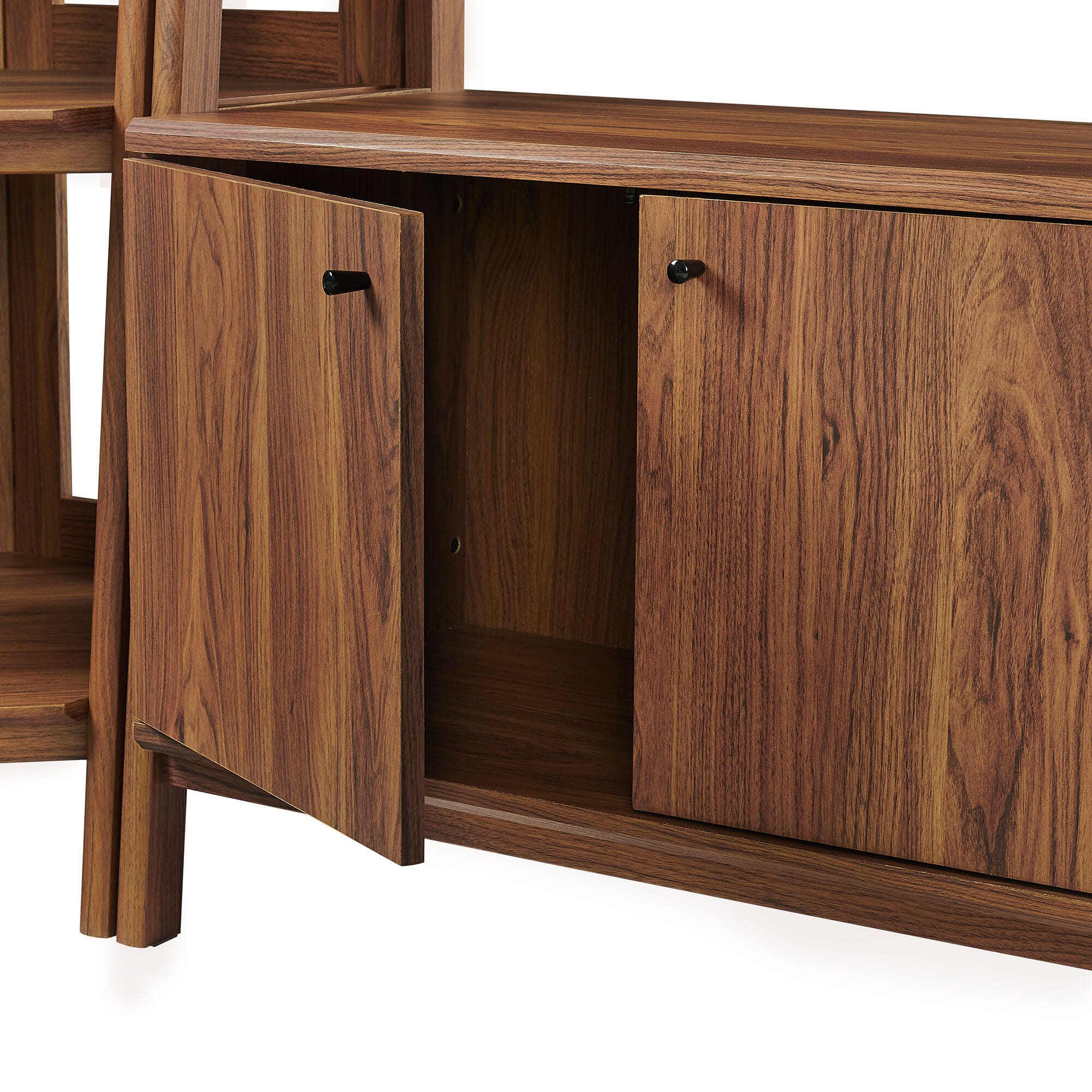 Modway Bixby 71" Corner Wide Bookcase Set, , large