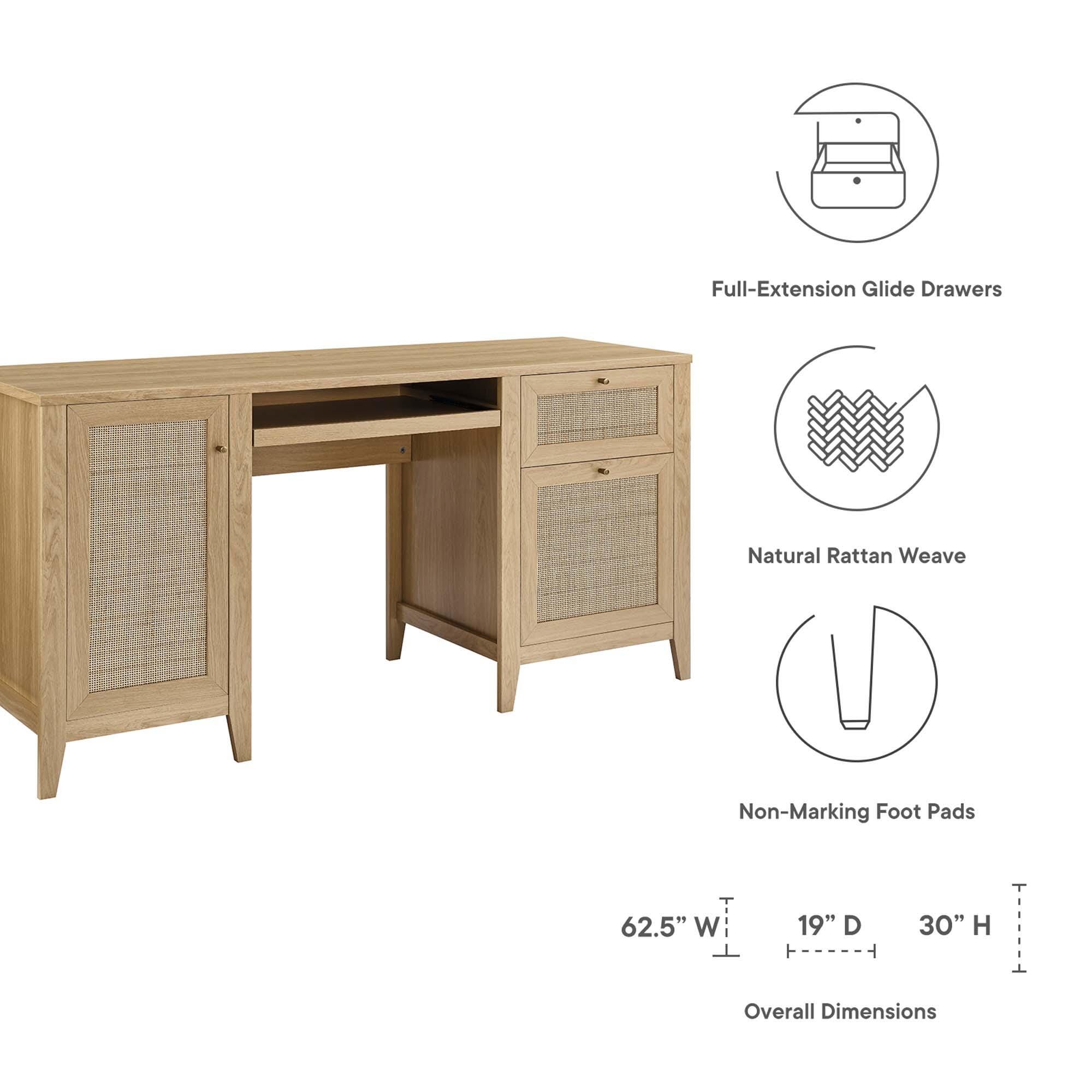 Modway Soma 19" Home Office Desk, , large