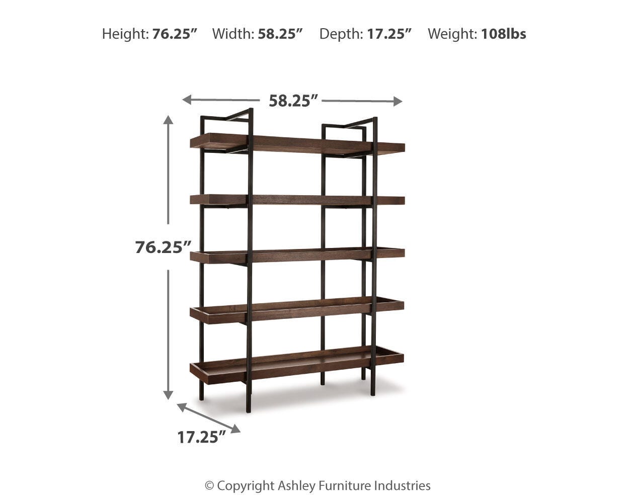 Starmore 76" Bookcase - image 4