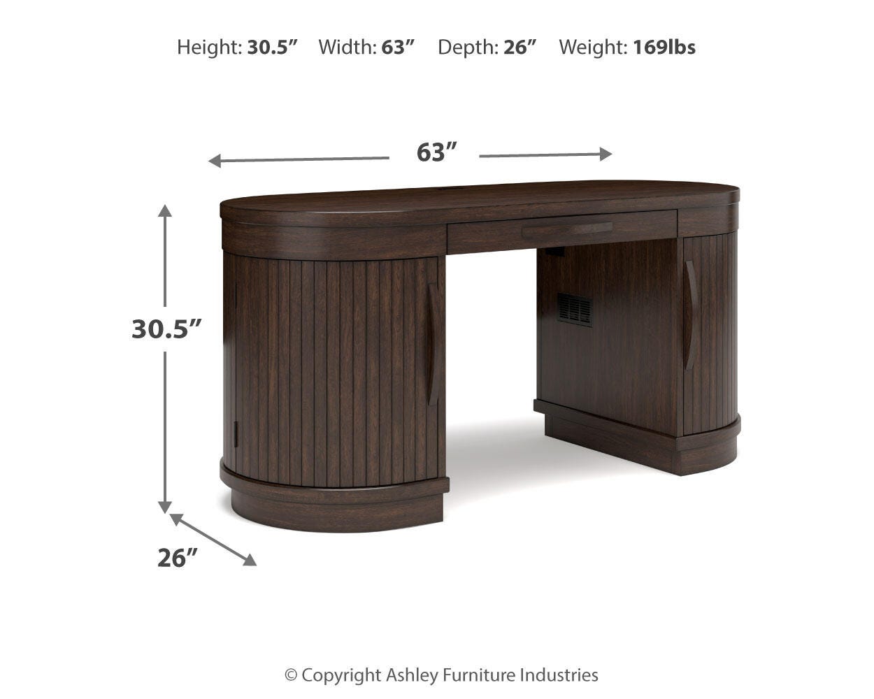 Korestone 63" Home Office Desk - image 4