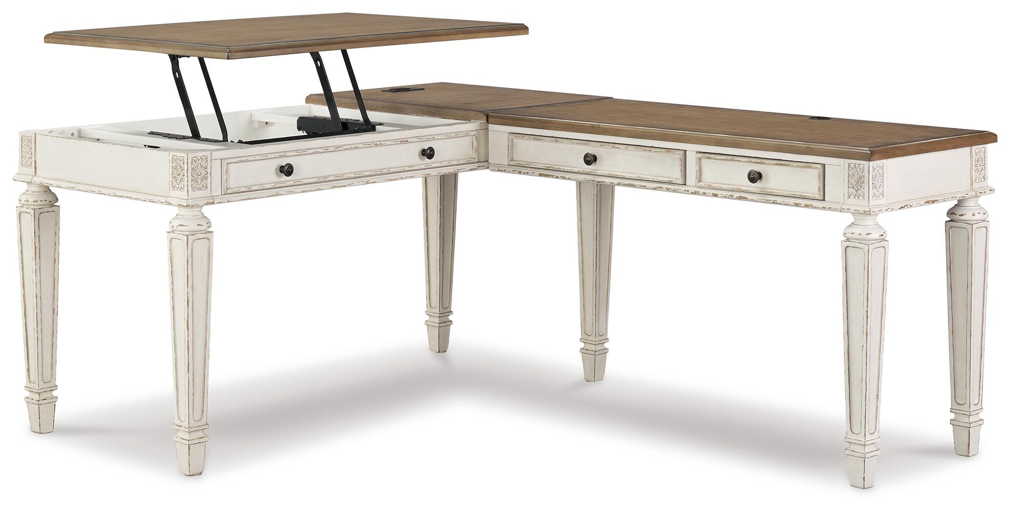 Realyn 2-Piece Home Office Lift Top Desk, , large