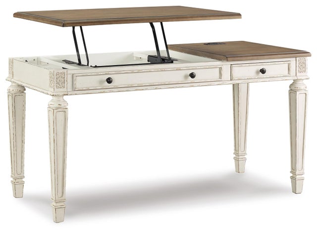 Realyn 60" Home Office Lift Top Desk with USB Charging