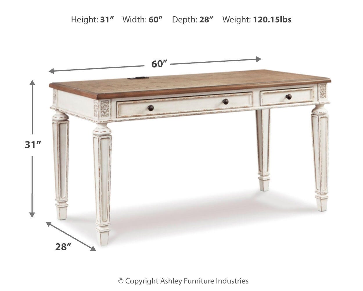 Realyn Home Office Desk - image 4