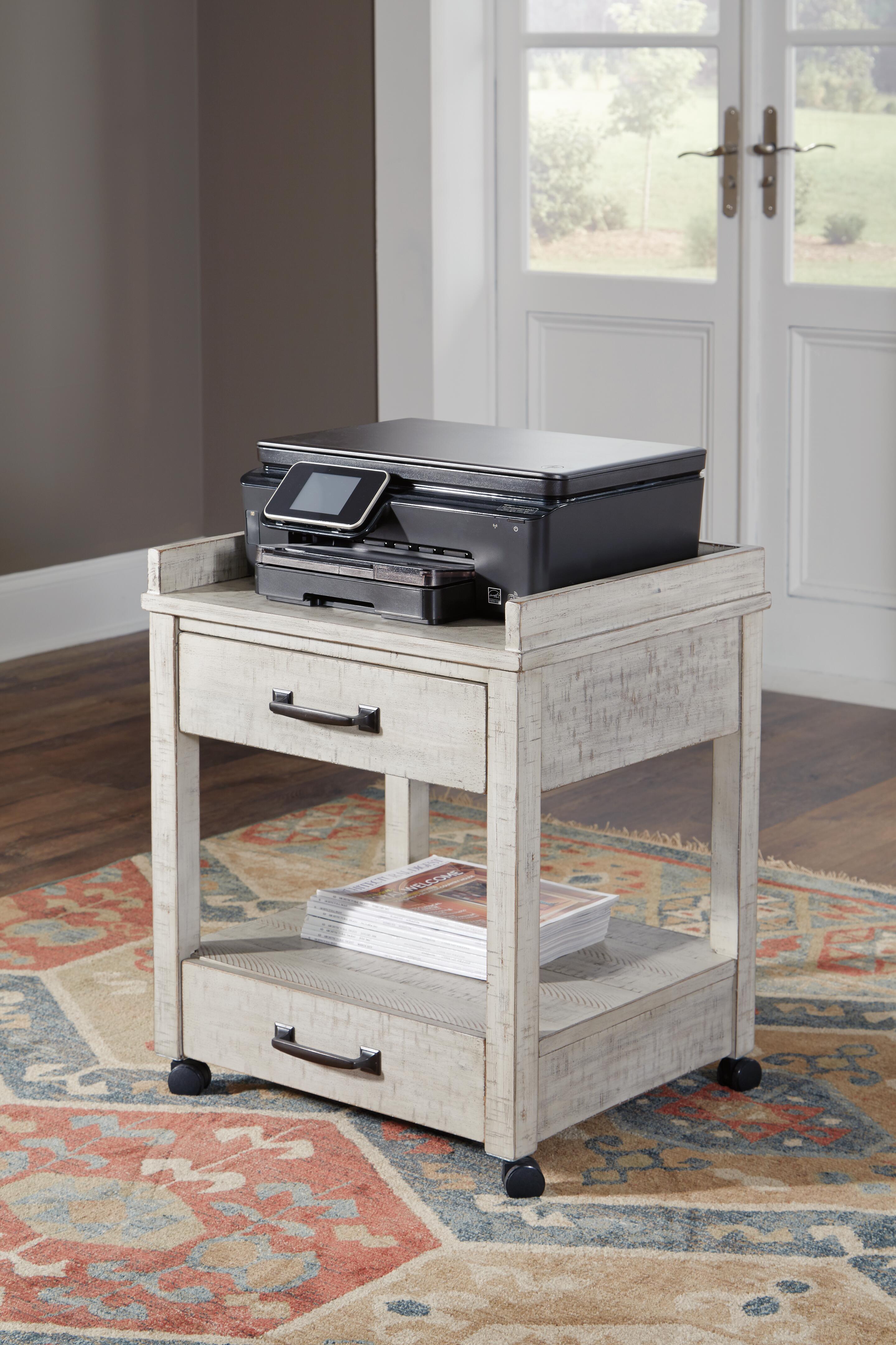 Carynhurst Home Office Desk, Bookcase and Printer Stand - image 23