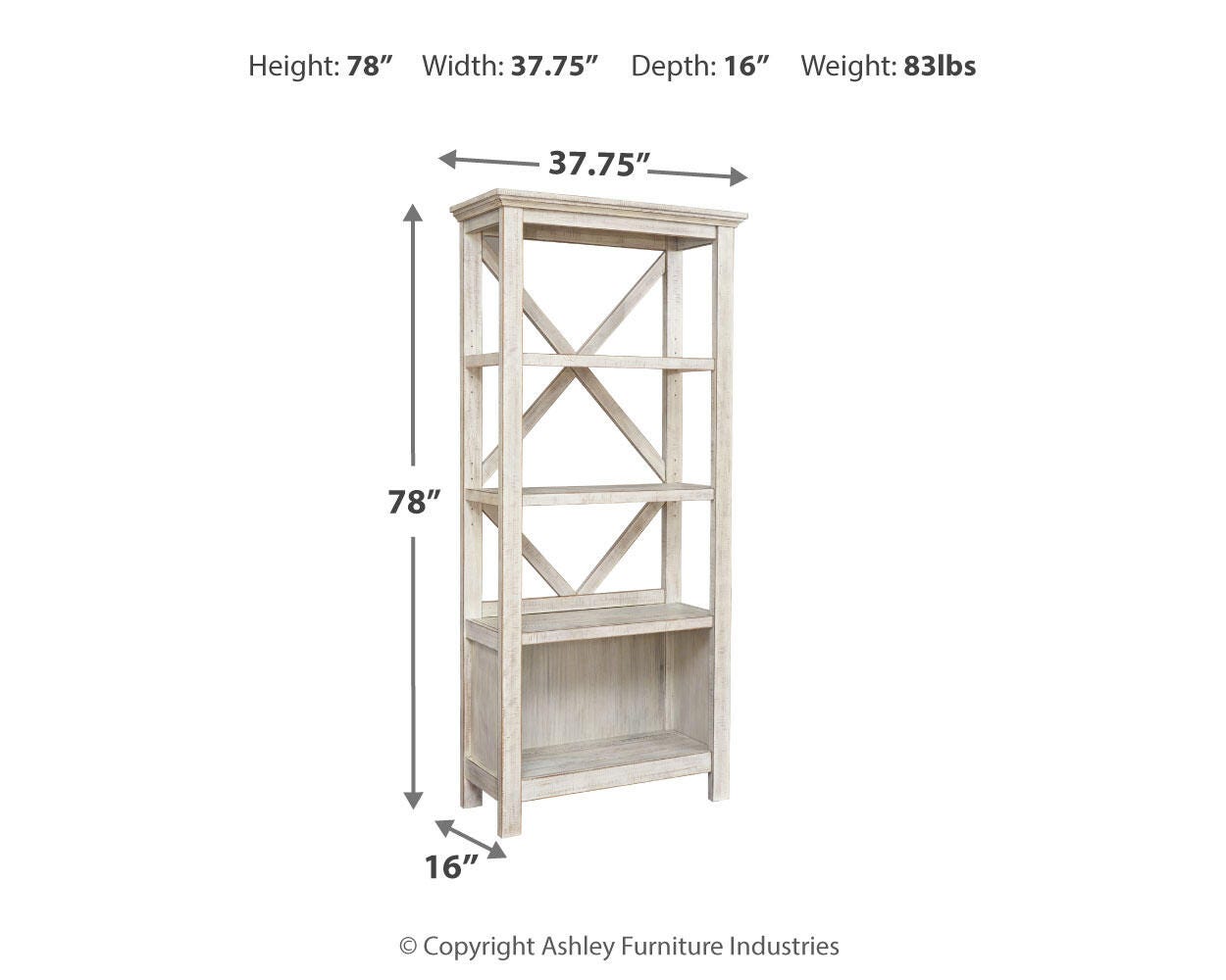Carynhurst 75" Bookcase - image 4