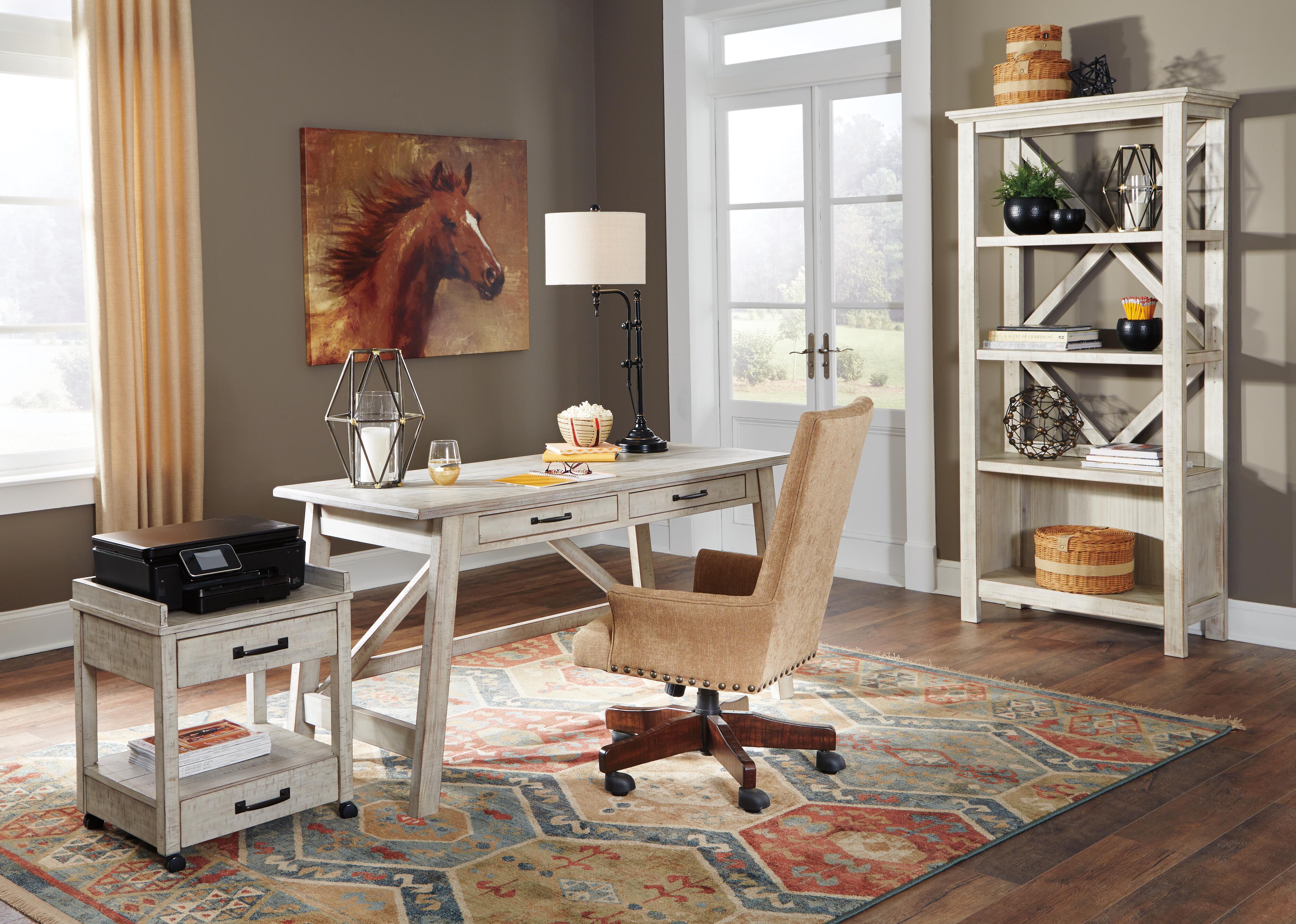 Carynhurst Home Office Desk, Bookcase and Printer Stand - image 19