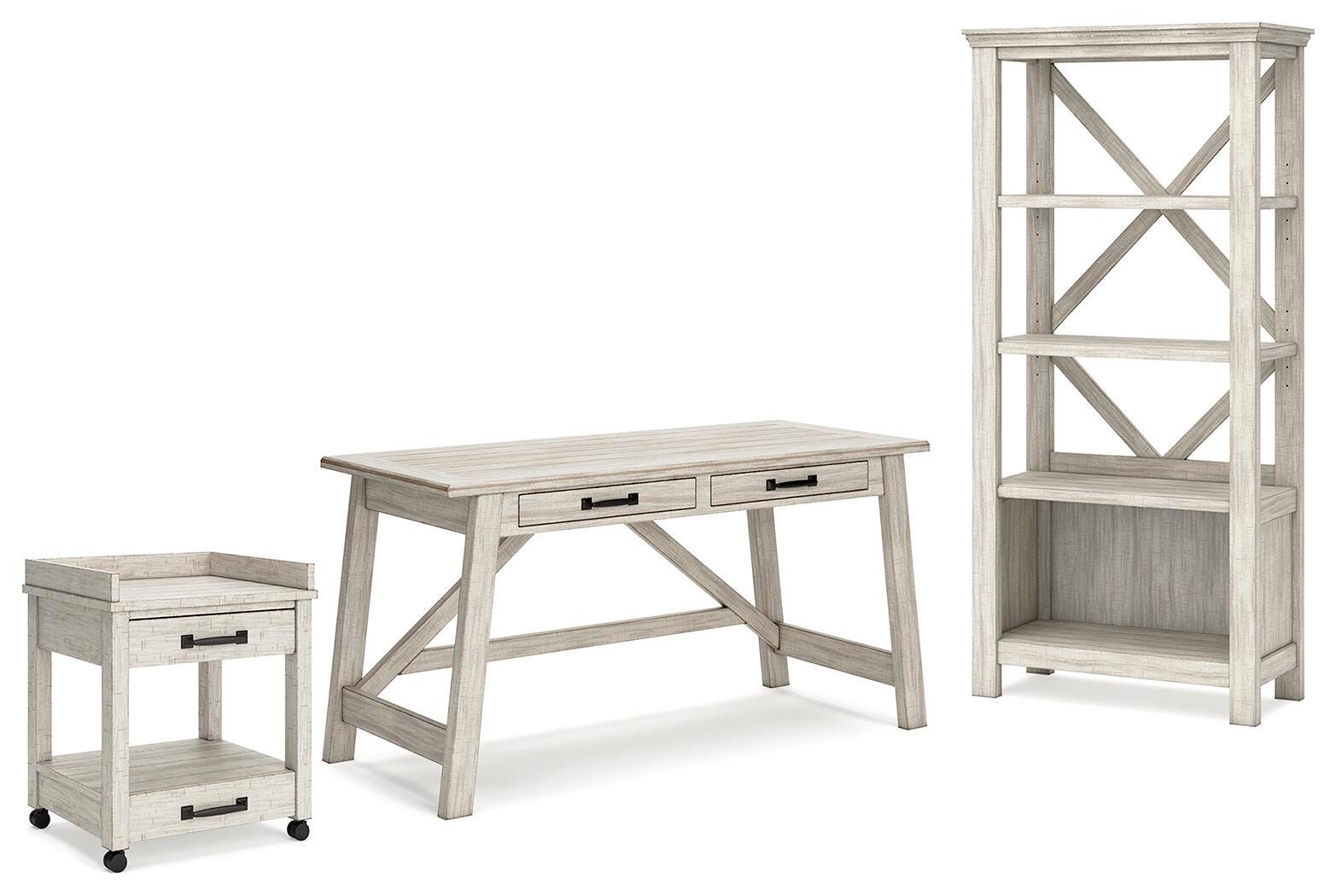 Carynhurst Home Office Desk, Bookcase and Printer Stand - image 1