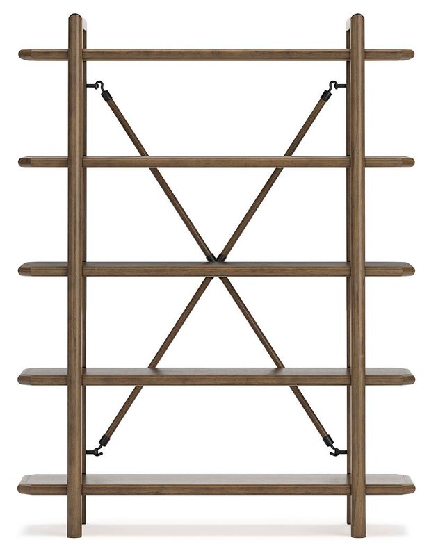Roanhowe 71" Bookcase, Brown