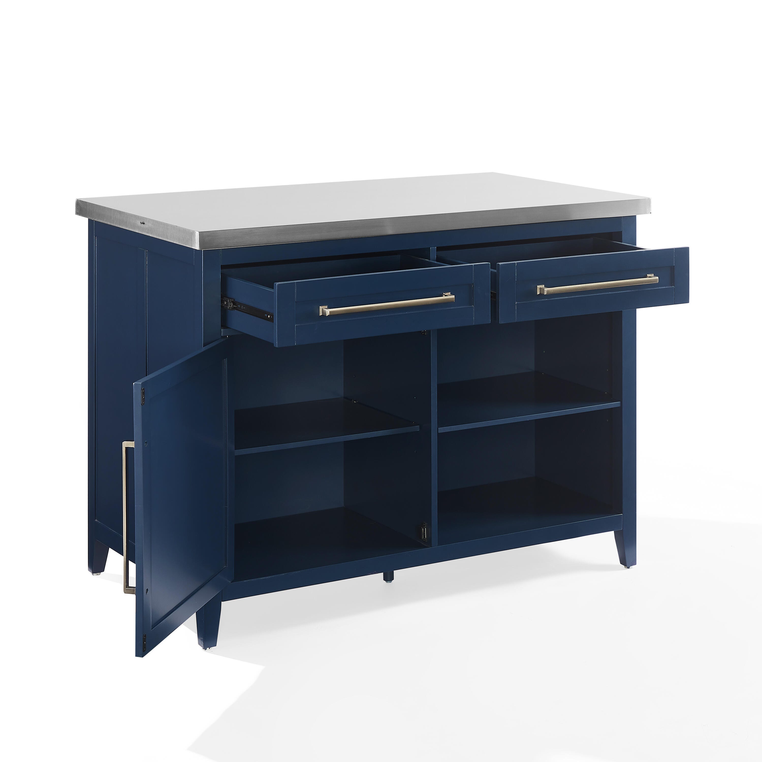 Crosley Furniture Silvia Kitchen Island, , large