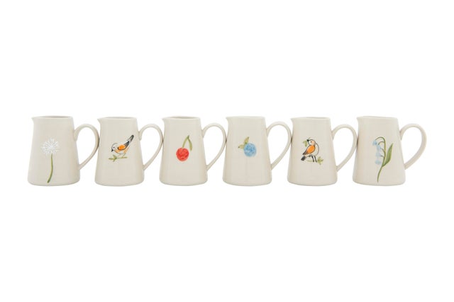 Creative Co-Op Creamer (Set of 6)