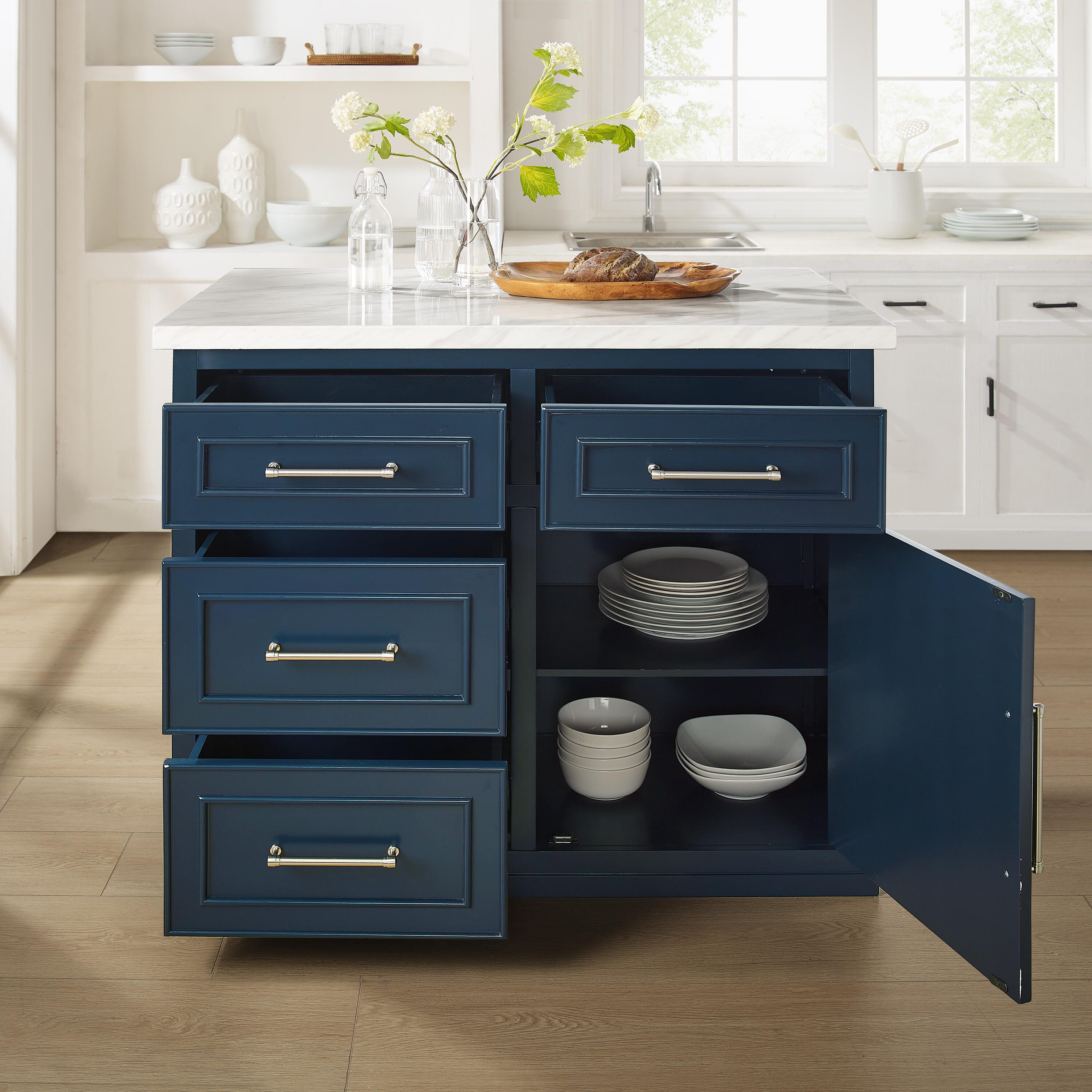 Crosley Furniture Cutler Kitchen Island, , large