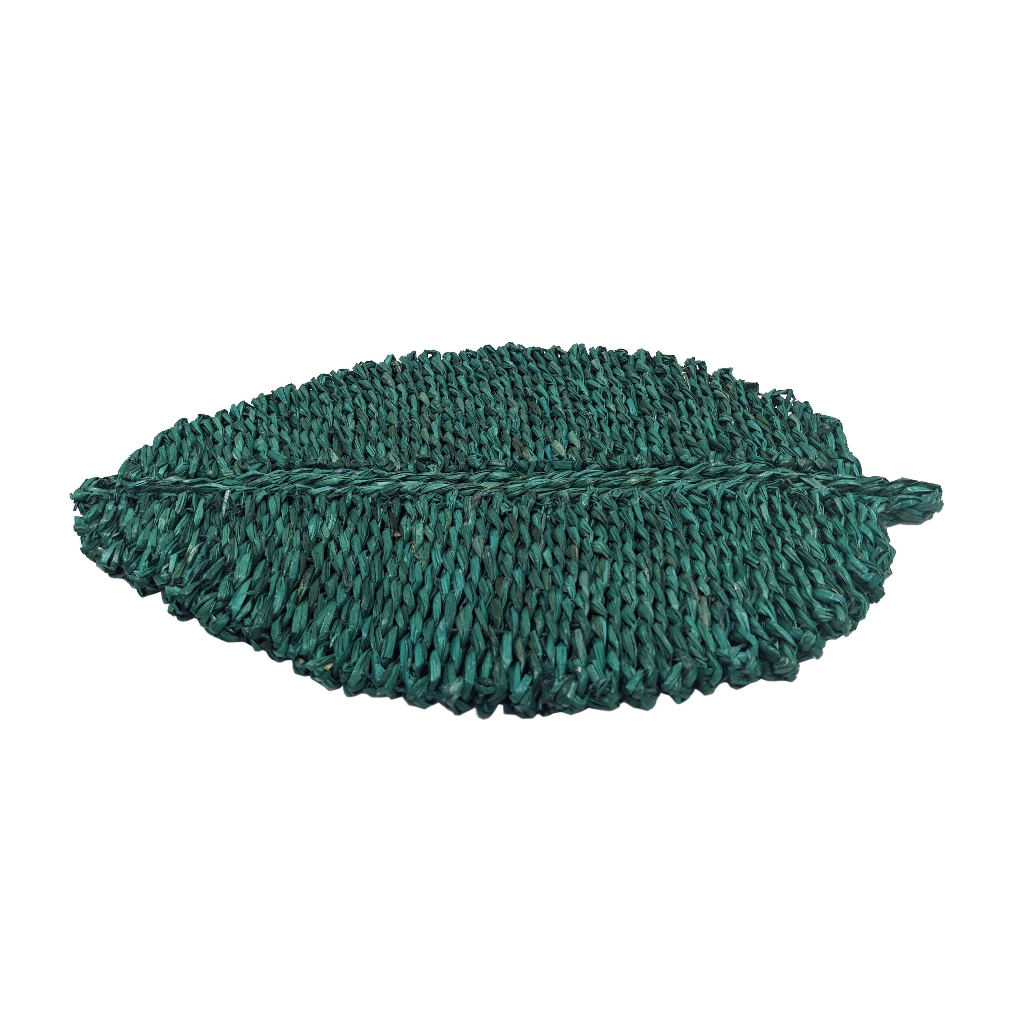 TOV Furniture Leaf Placemat (Set of 4), Green, large