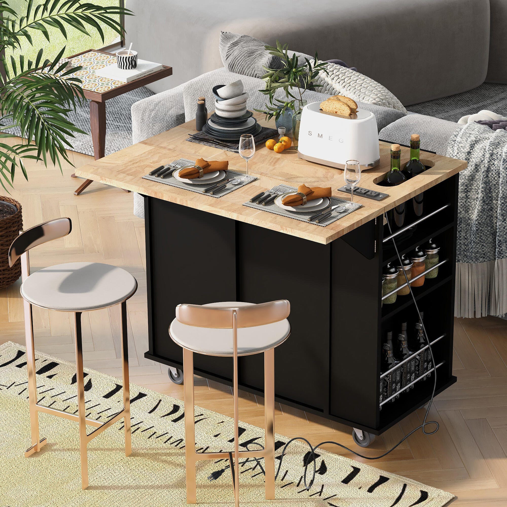 Dovelina Zenyra Kitchen Island | Ashley
