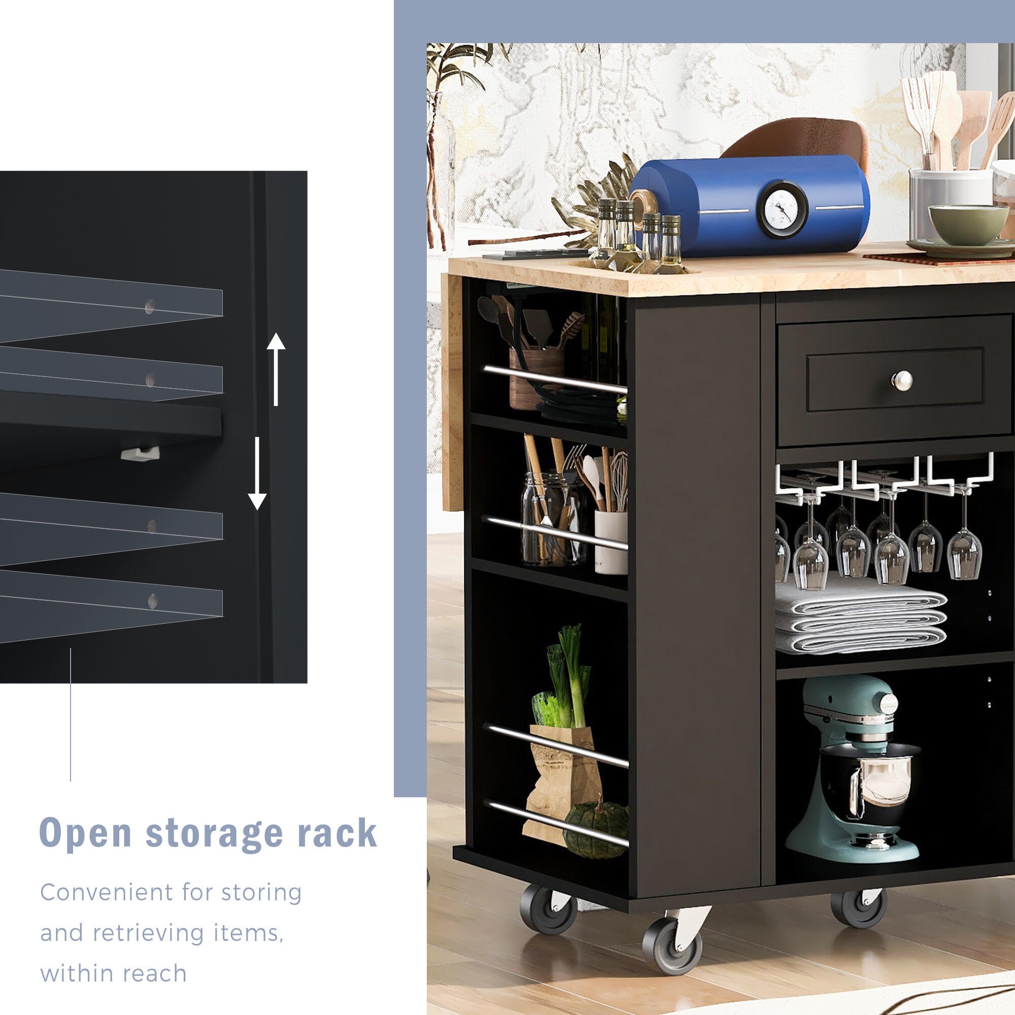Dovelina Zenyra Kitchen Island | Ashley