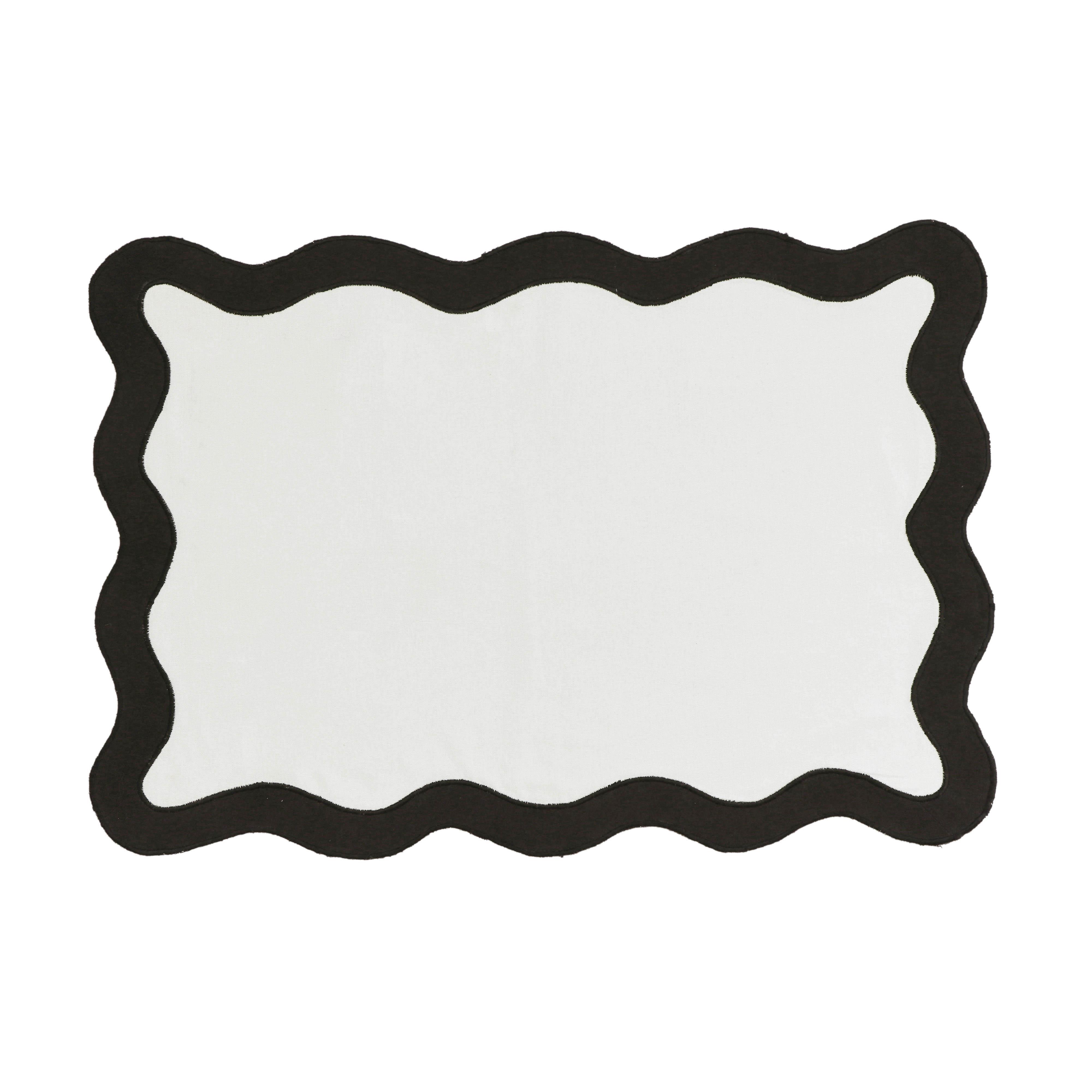 TOV Furniture Scalloped Placemat (Set of 4), , large