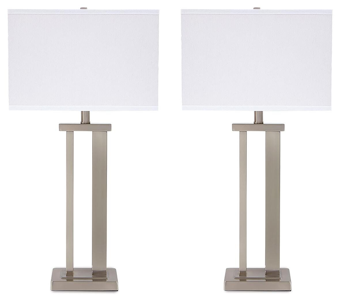 Aniela Table Lamp (Set of 2), Silver Finish, large