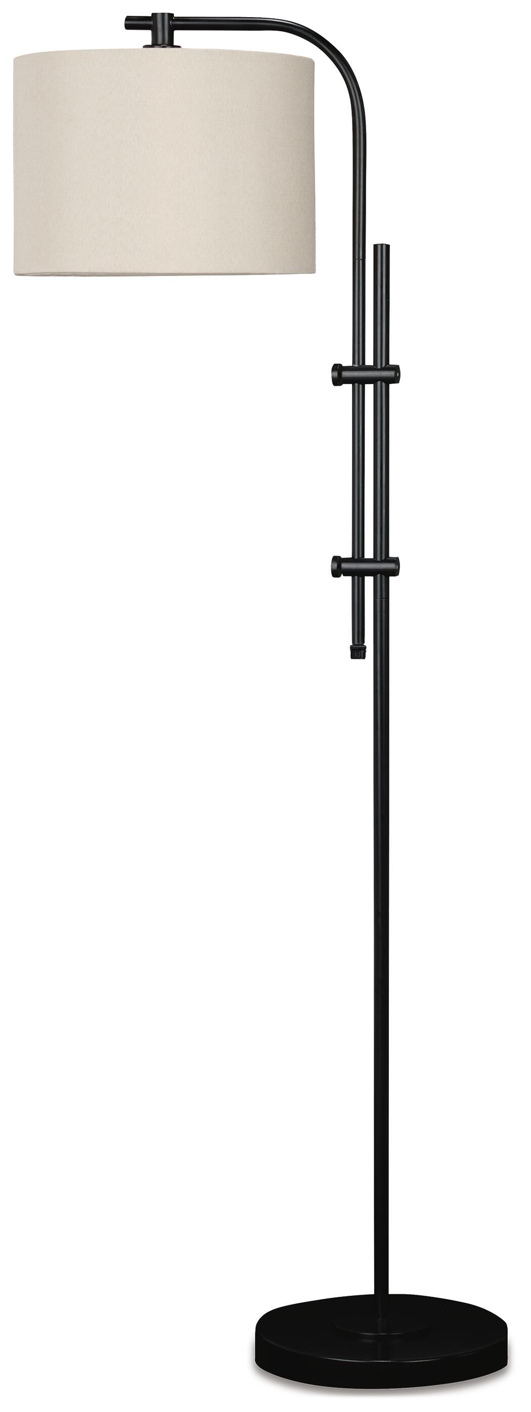 Baronvale Floor Lamp, Black, large