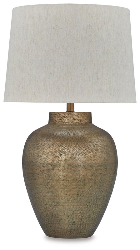 Madney Table Lamp, Antique Gold Finish