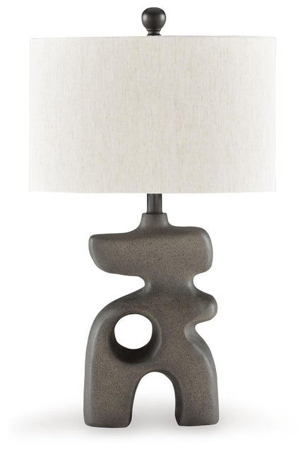 Danacy Table Lamp, Distressed Black