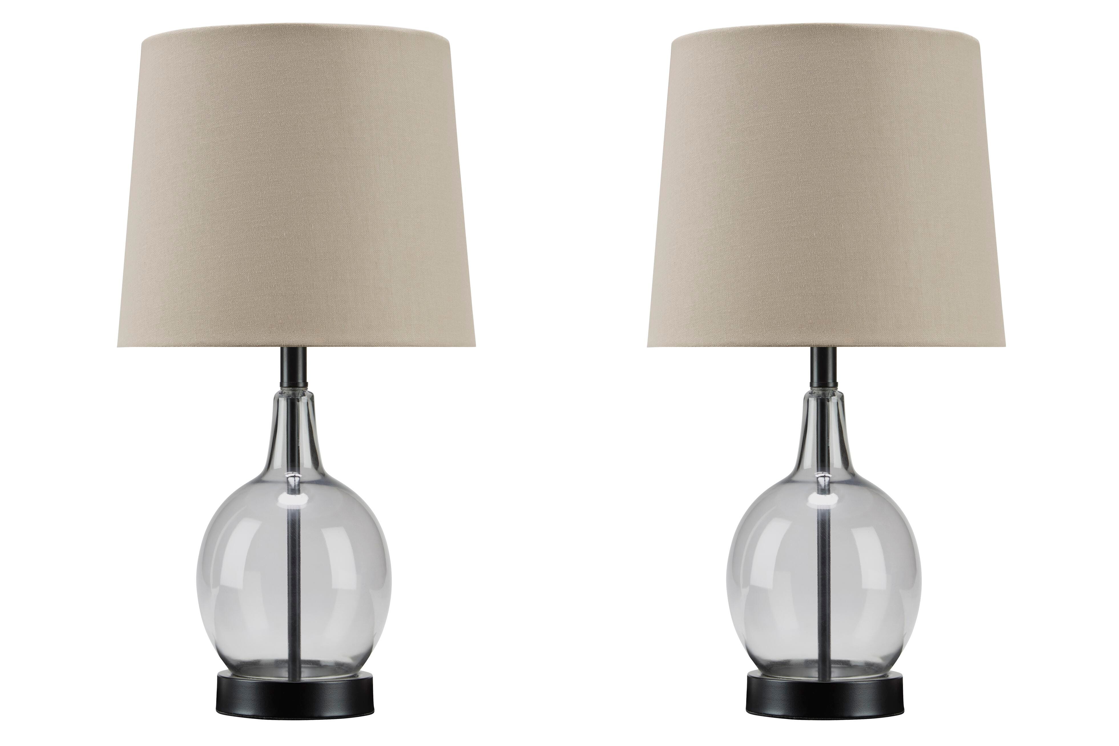 Arlomore 2-Piece Table Lamp Set, Gray, large