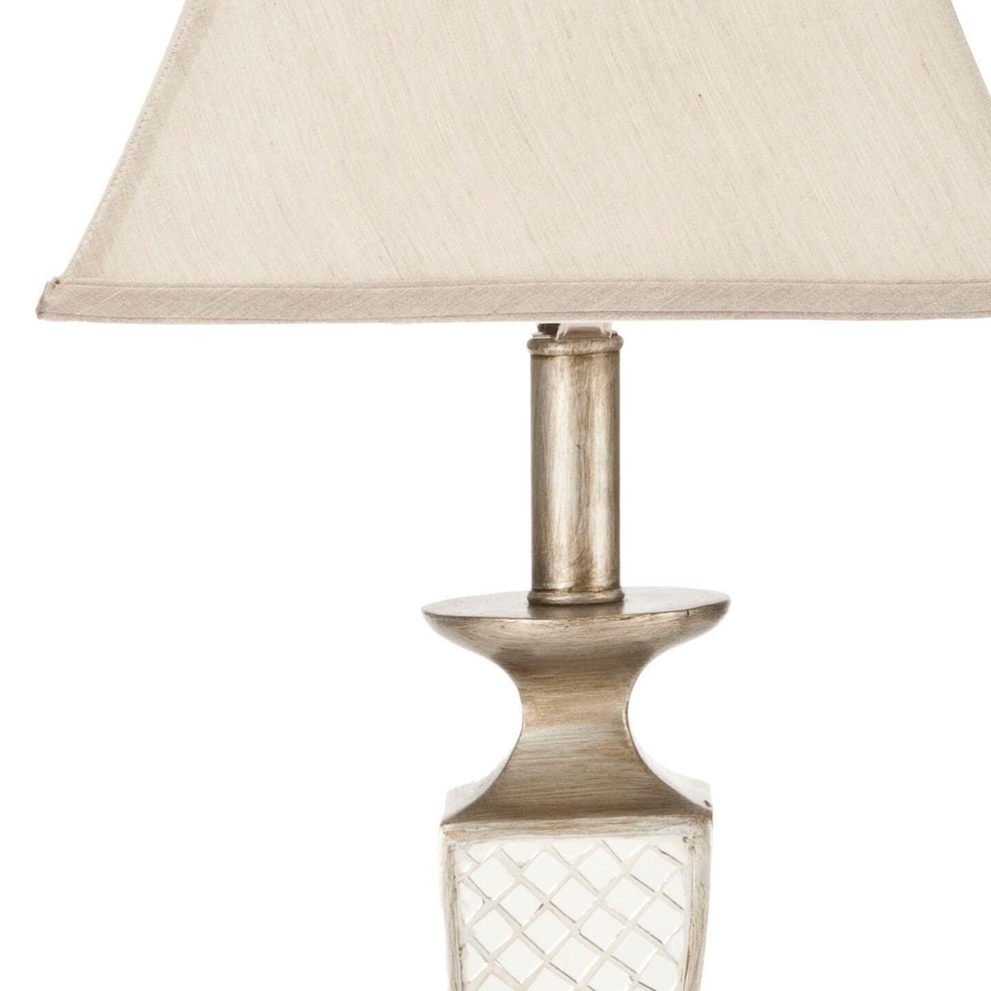 Urn Shaped Glass Lattice Table Lamp (Set of 2), , large