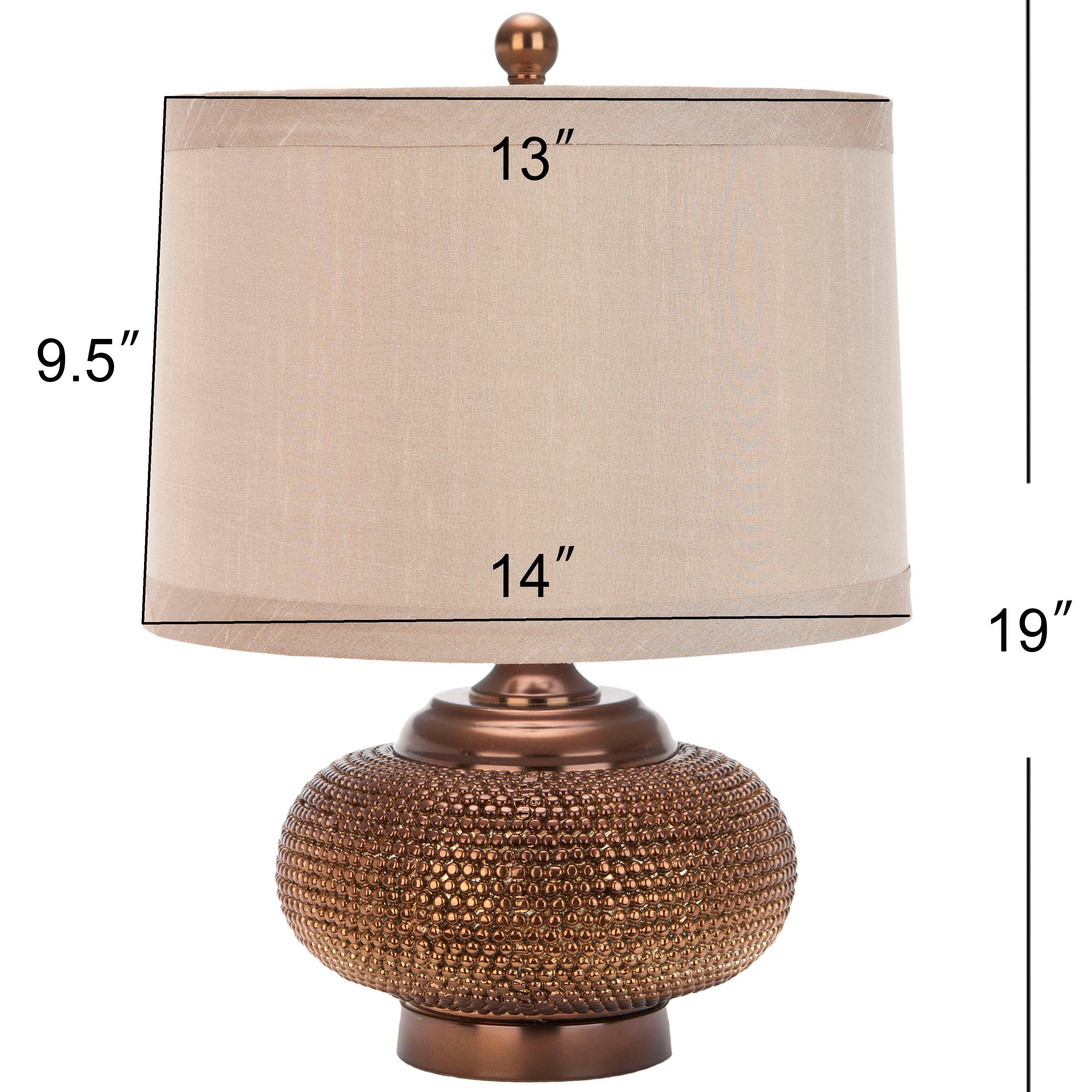 Textured Metal Table Lamp (Set of 2), , large