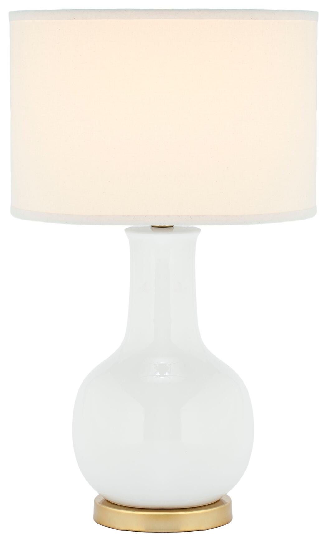 Ceramic Paris Table Lamp, White, large