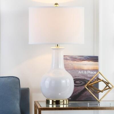 Safavieh Paris Paris Table Lamp, White, large