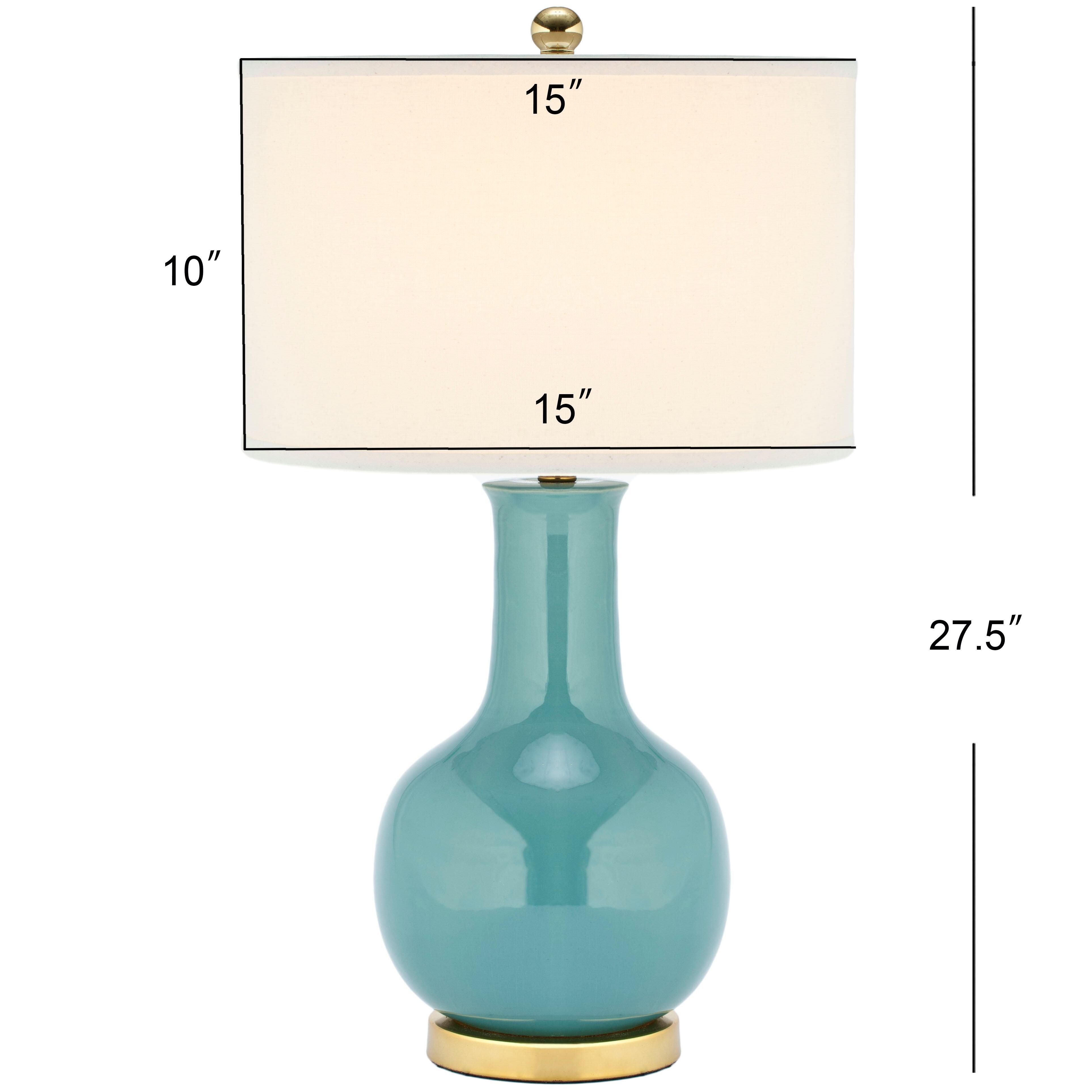 Safavieh Paris Paris Table Lamp, Teal, large