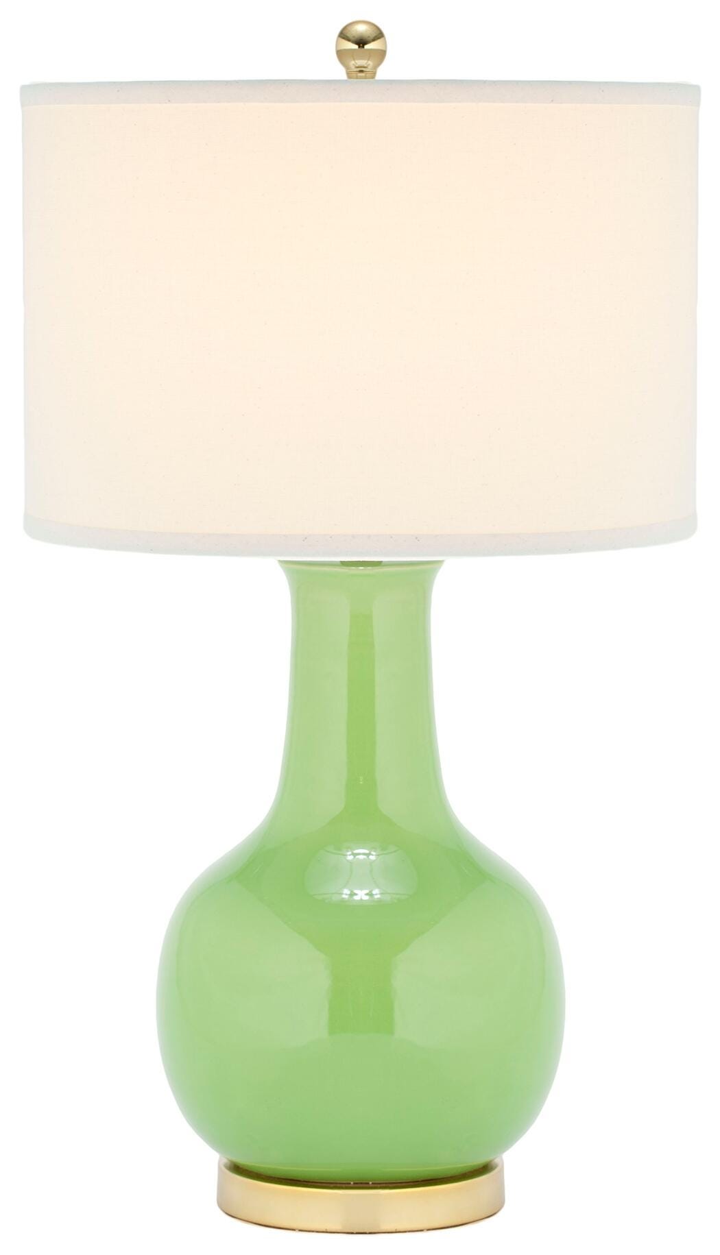 Ceramic Paris Table Lamp, Avocado, large