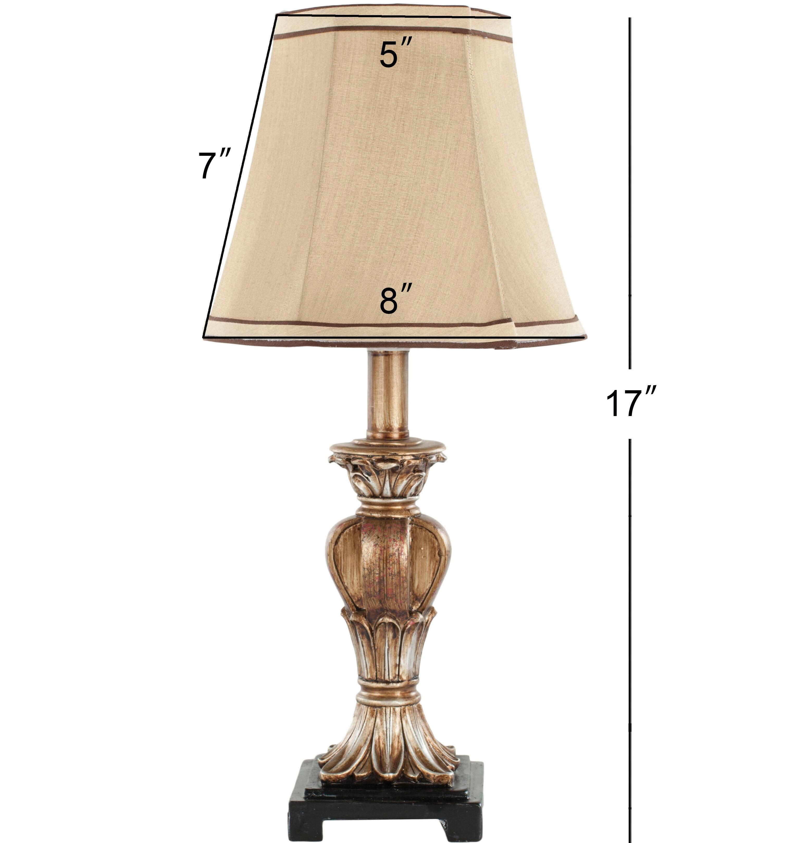 Urn Shaped Mini Table Lamp (Set of 2), Bronze Finish, large