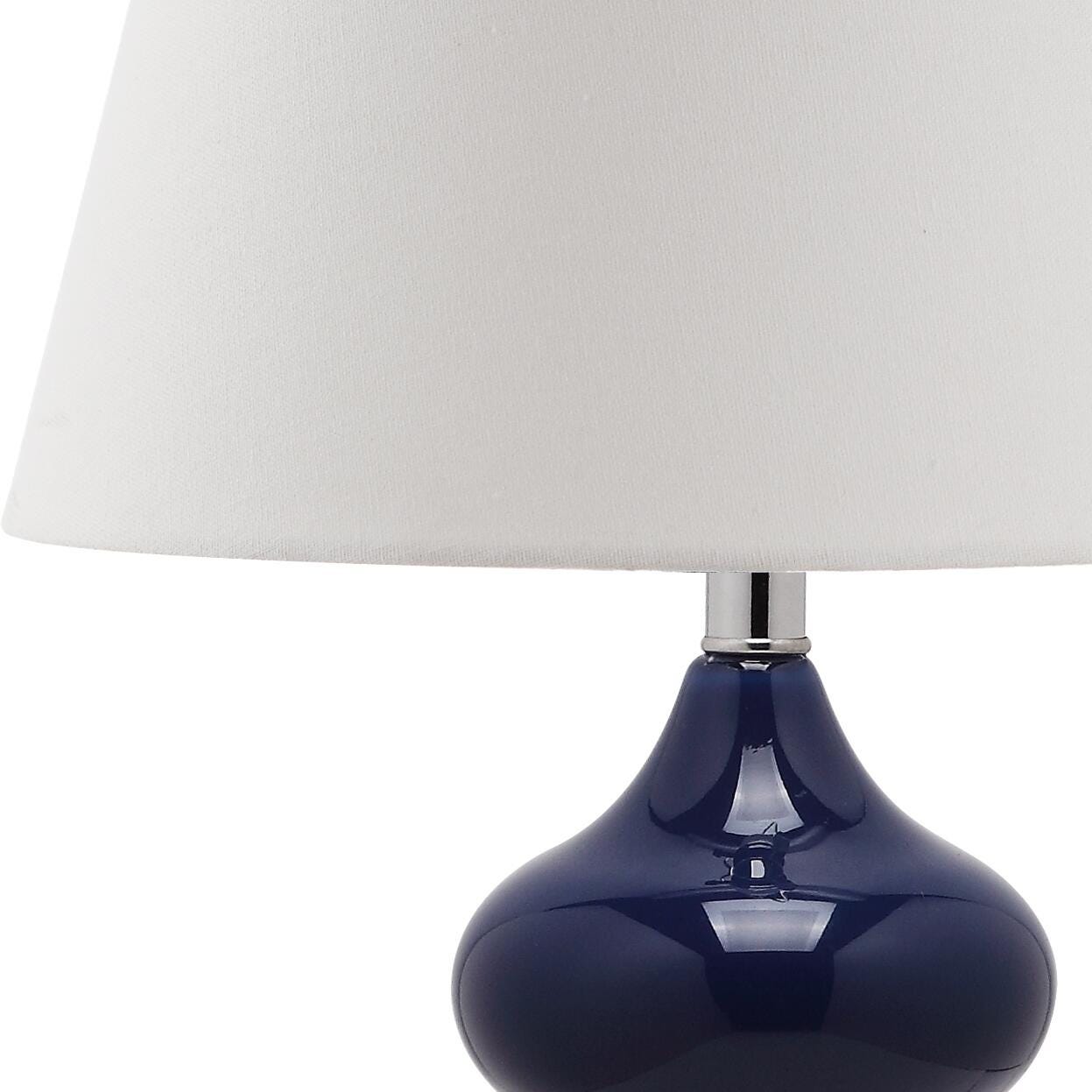 Safavieh York Double Gourd Table Lamp (Set of 2), Navy, large
