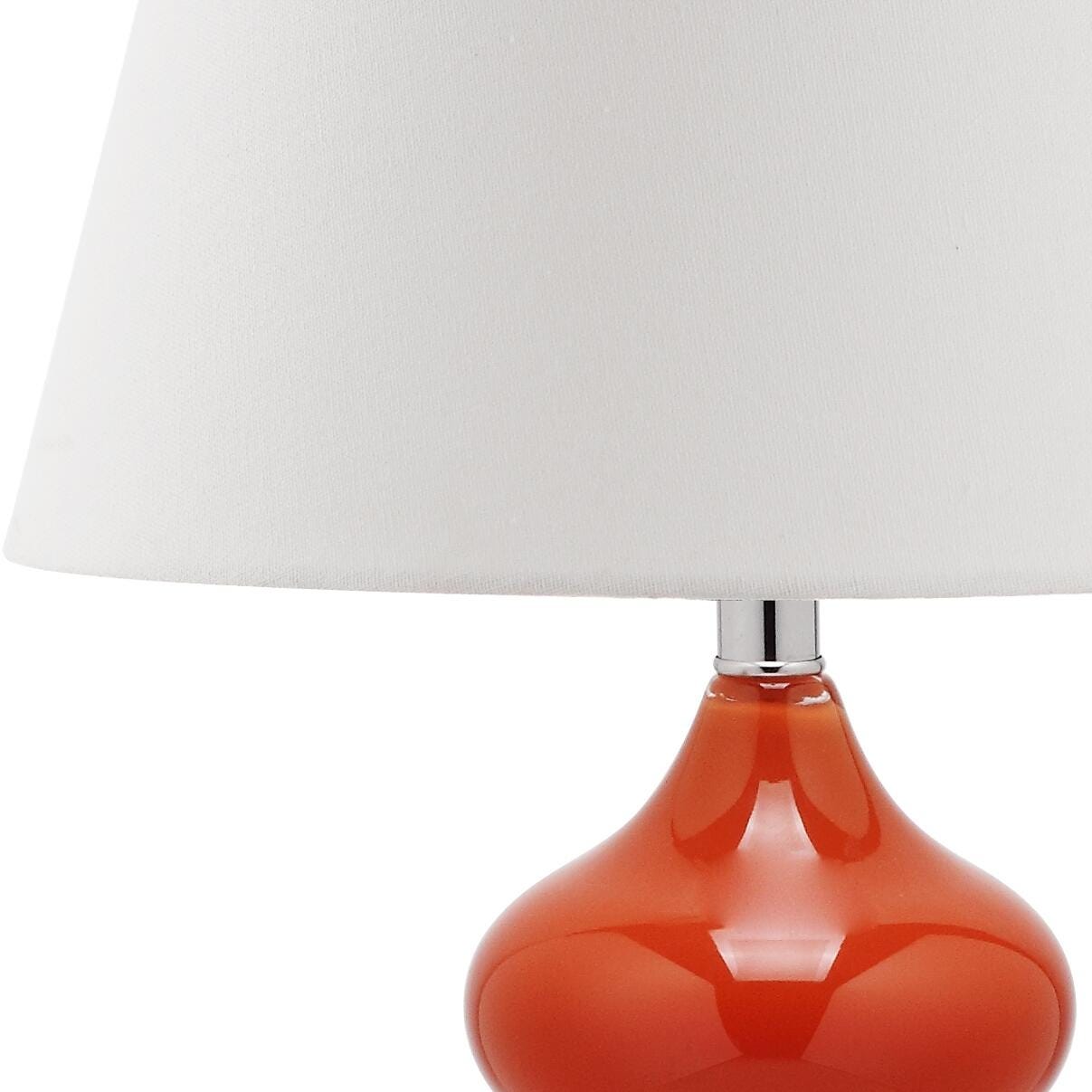 Safavieh York Double Gourd Table Lamp (Set of 2), Orange, large