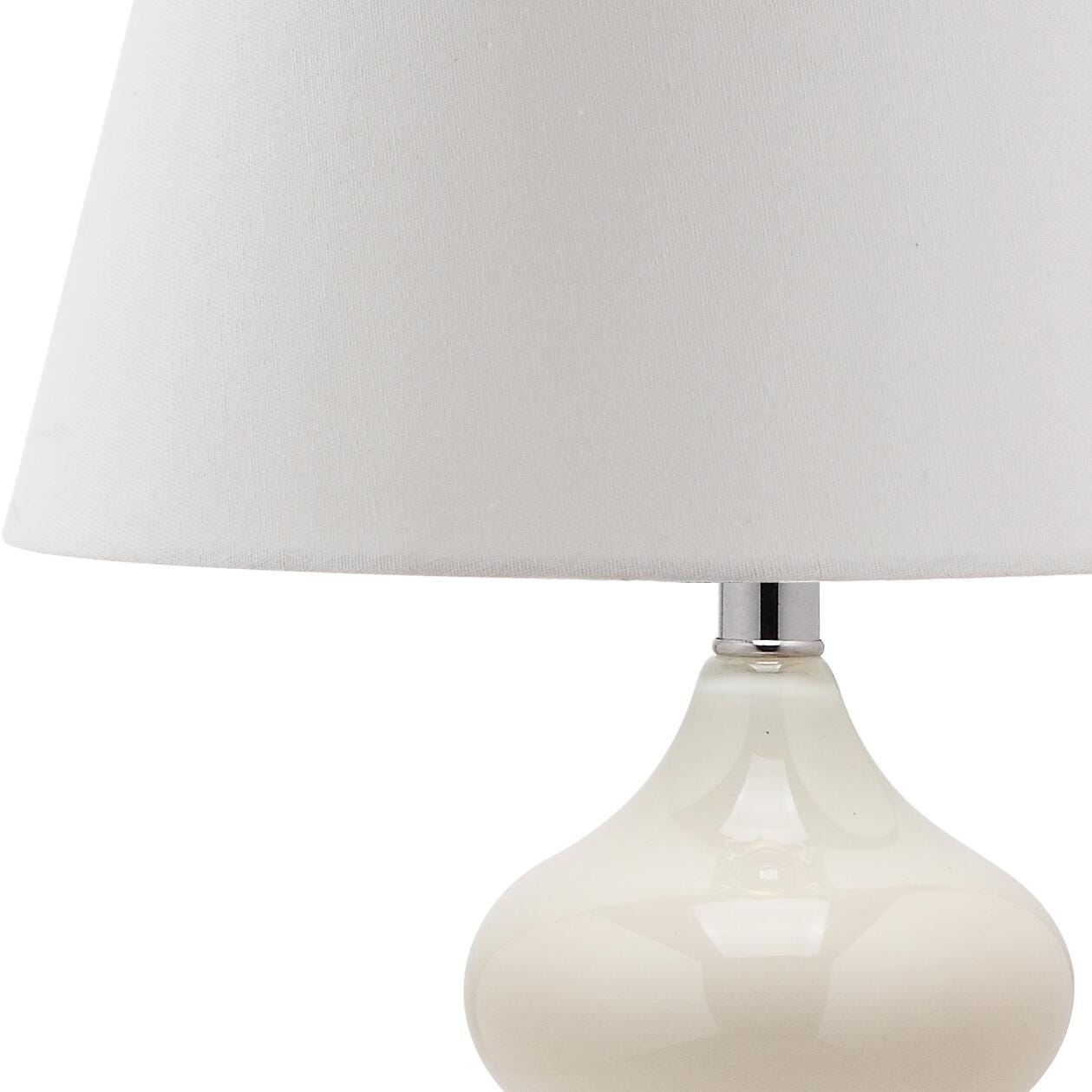Safavieh York Double Gourd Table Lamp (Set of 2), Pearl, large