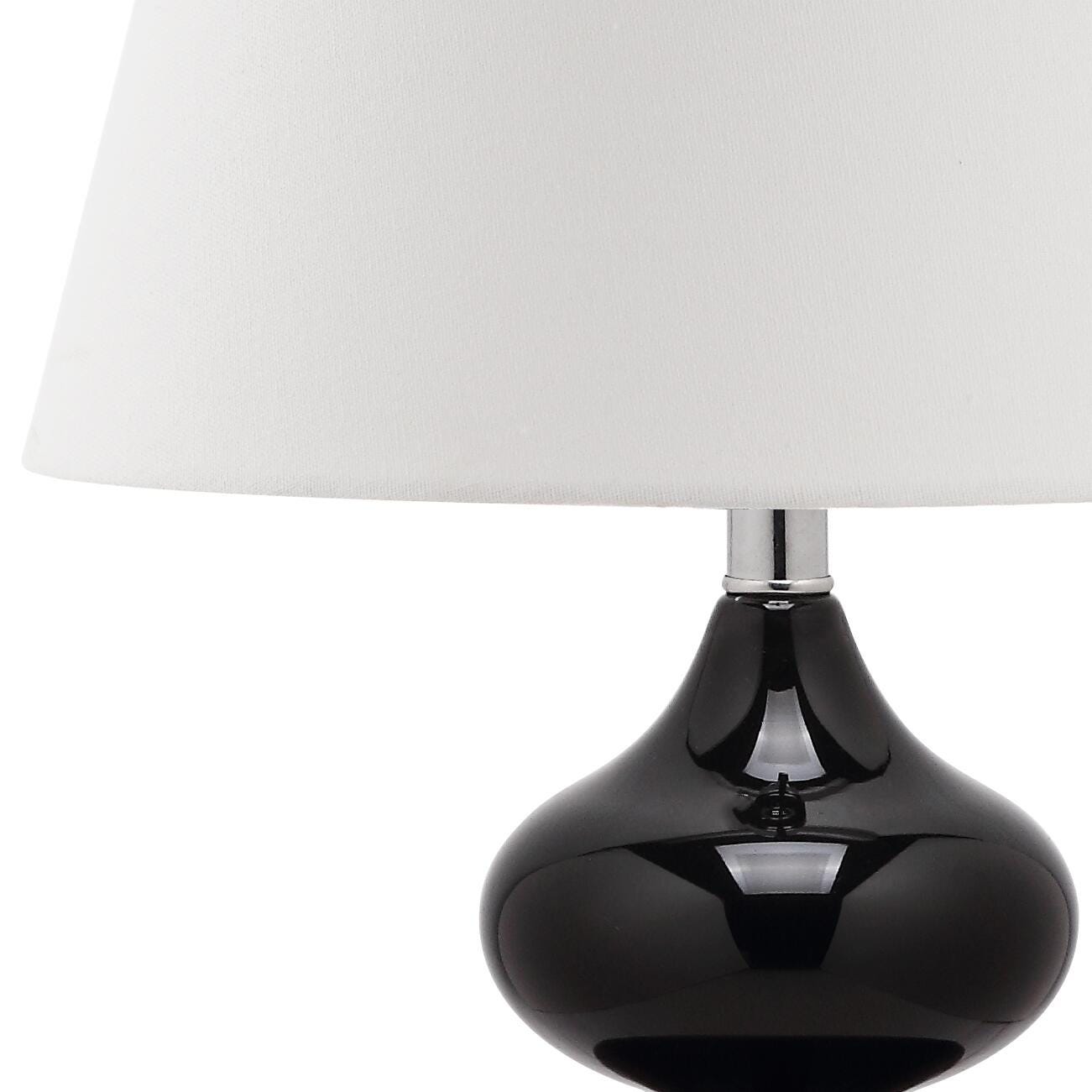 Safavieh York Double Gourd Table Lamp (Set of 2), Black, large