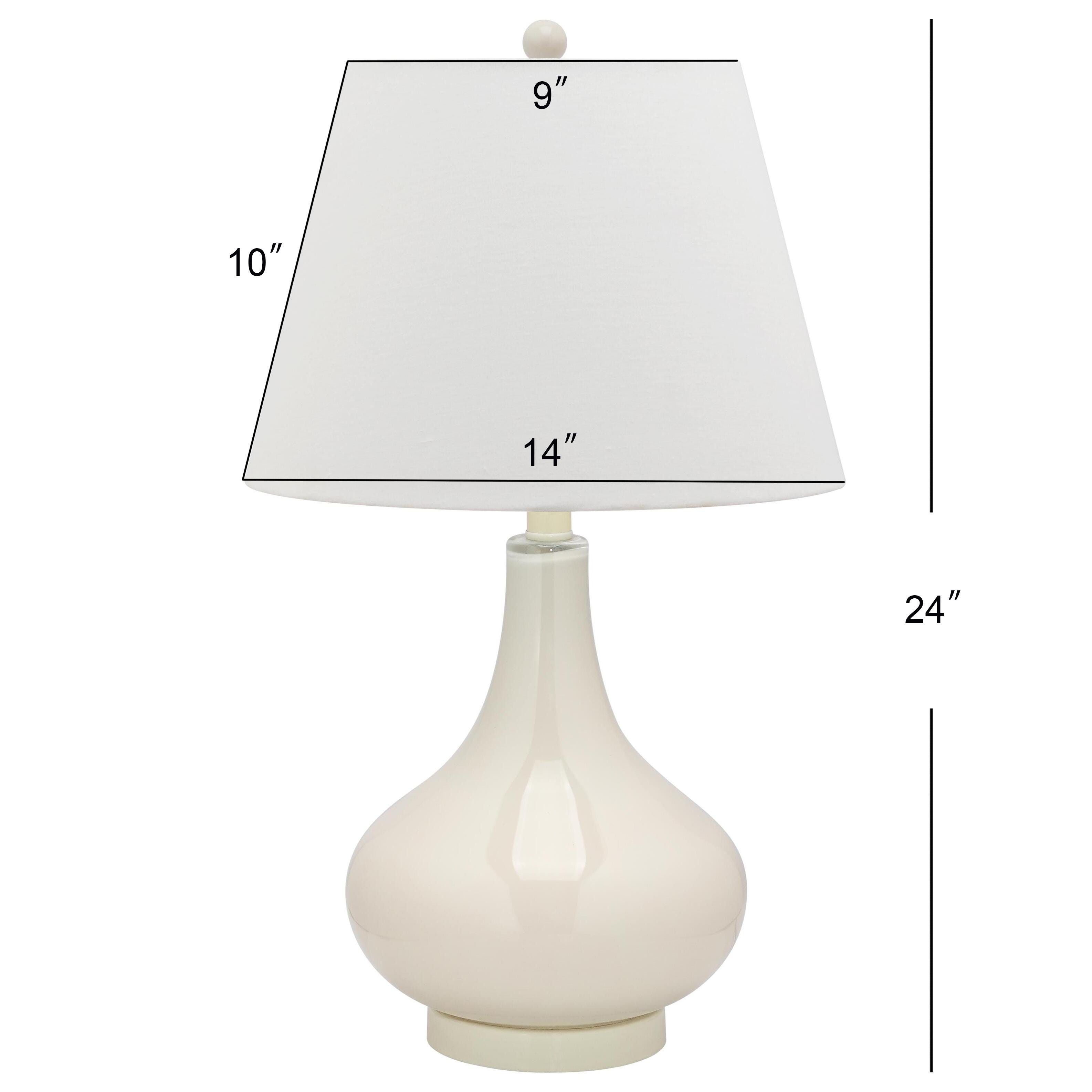 Antwerp Gourd Table Lamp (Set of 2), White, large
