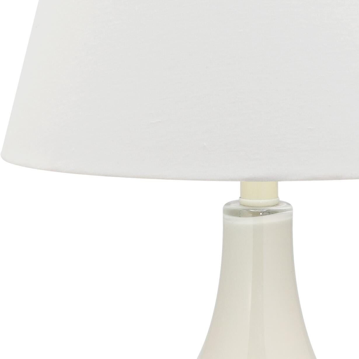 Antwerp Gourd Table Lamp (Set of 2), White, large