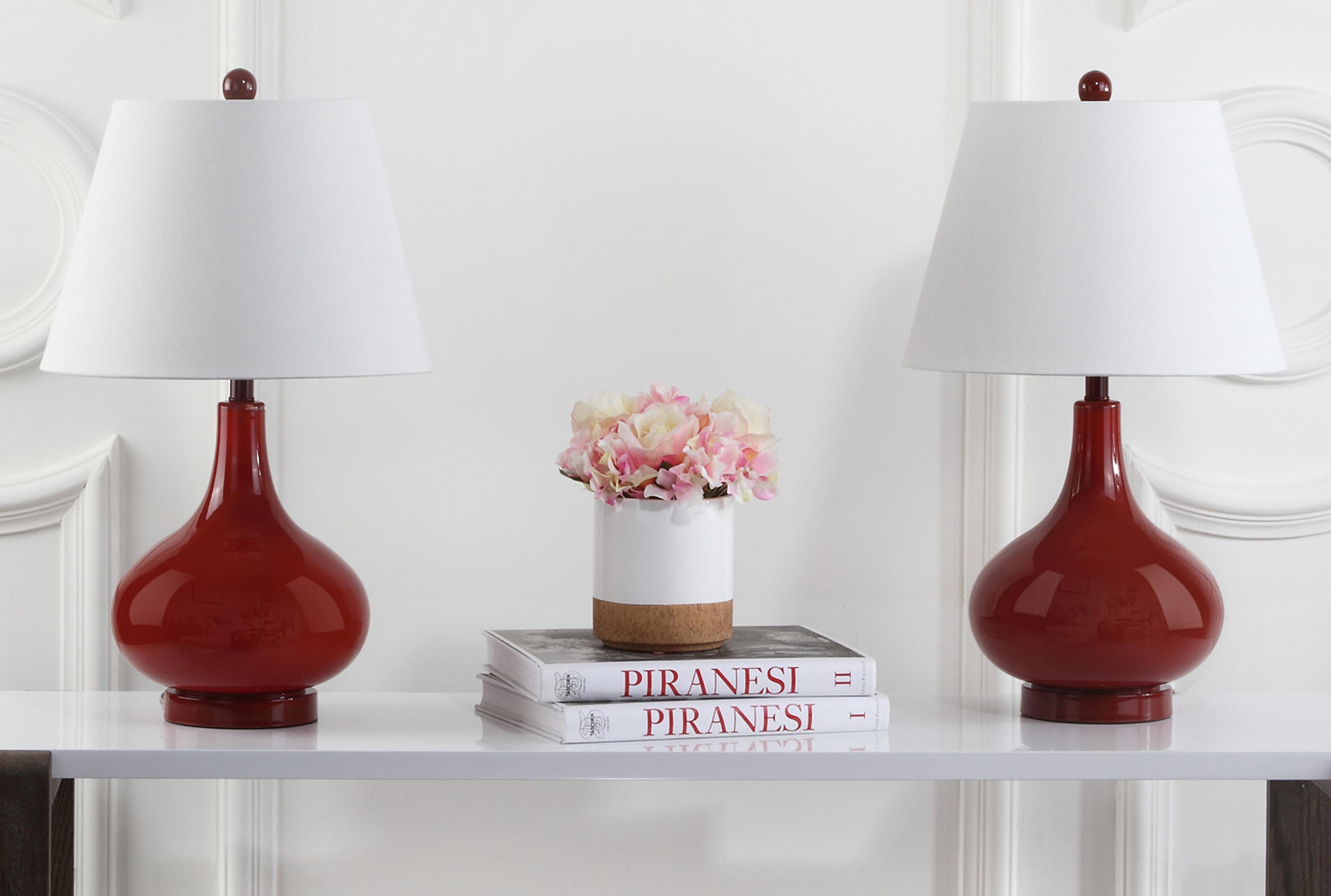 Antwerp Gourd Table Lamp (Set of 2), Sangria, rollover