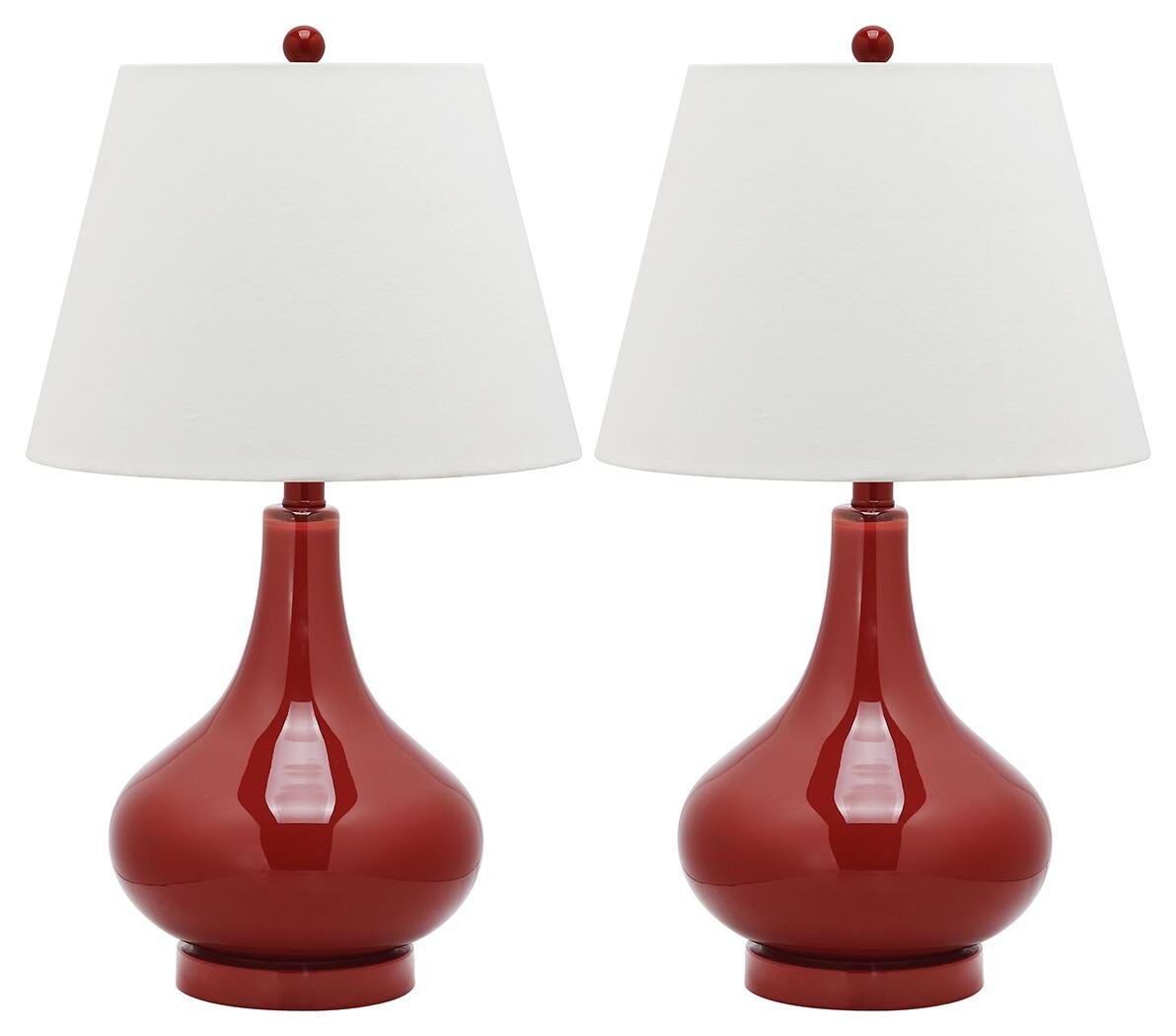 Antwerp Gourd Table Lamp (Set of 2), Sangria, large